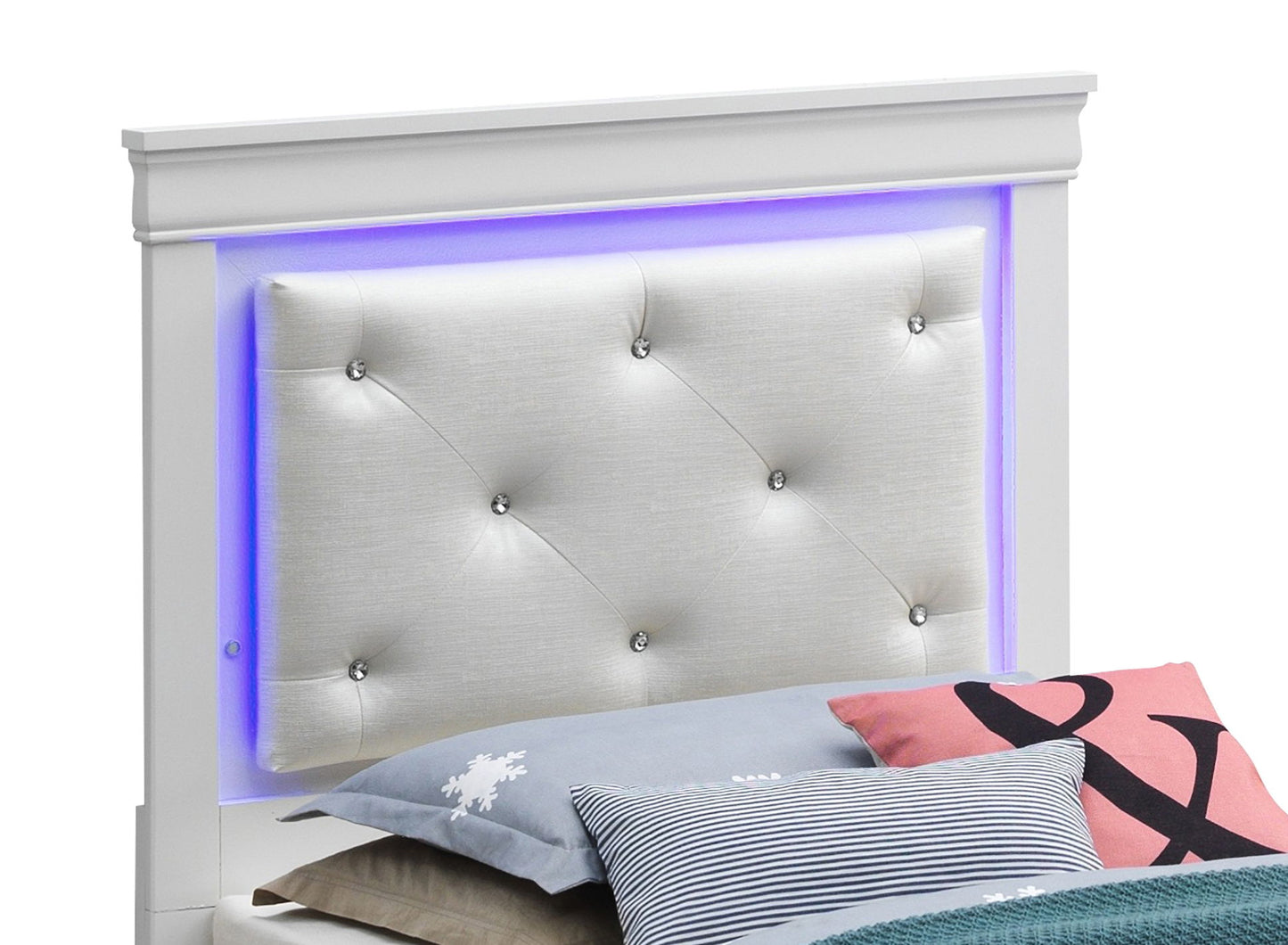 Twin Bed - Silver Champagne