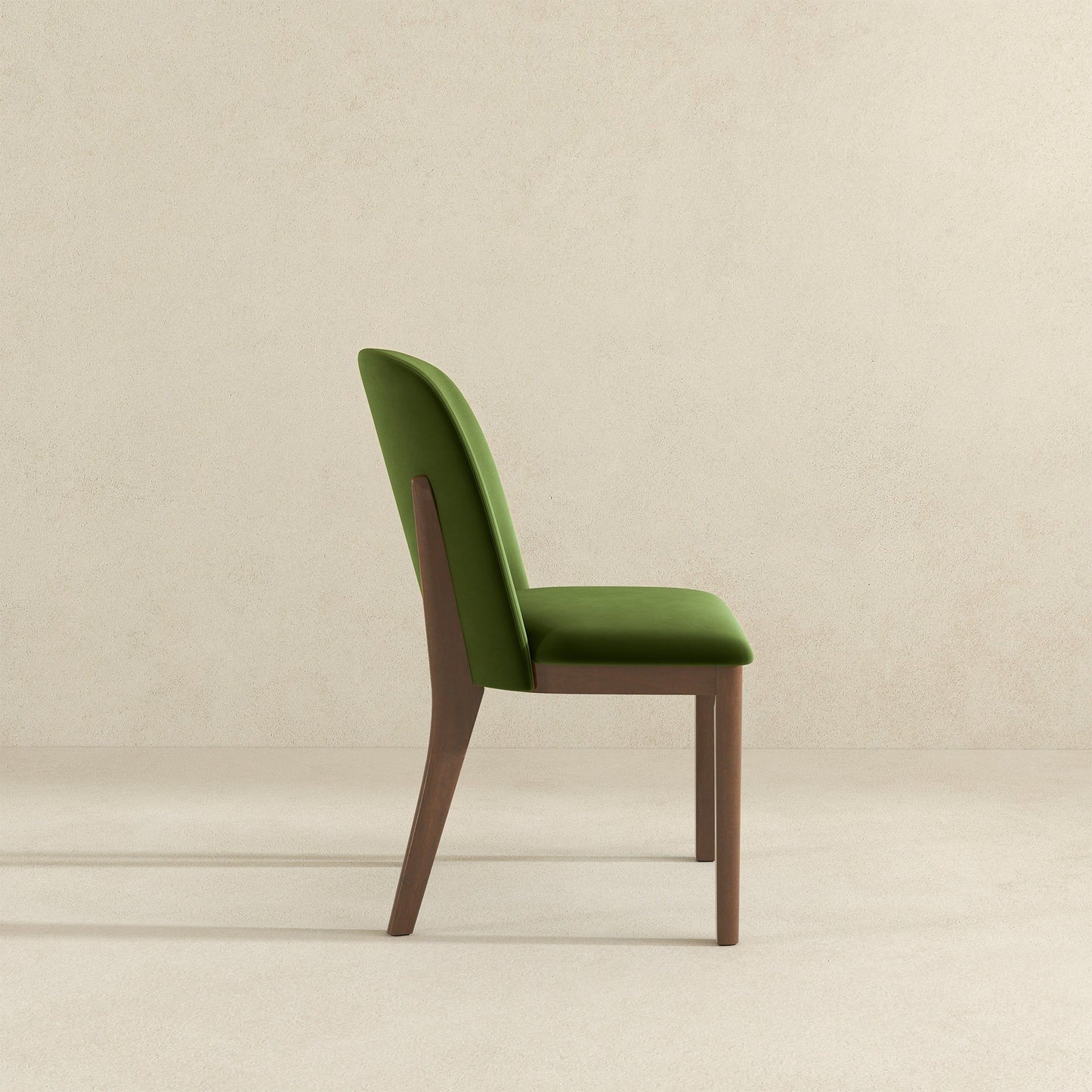 Kaitlyn - Dining Chair (Set of 2) - Brown / Light Green / Olive Green