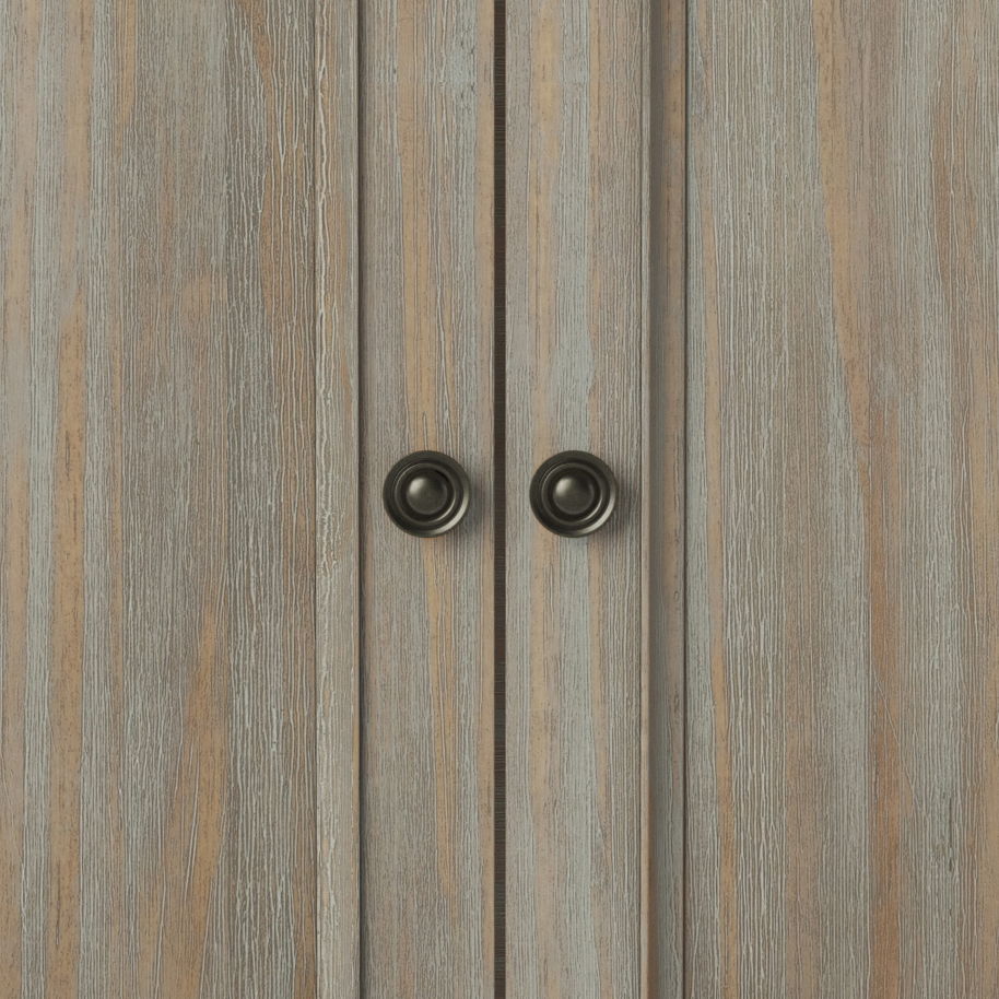 Amherst - Low Storage Cabinet - Distressed Gray