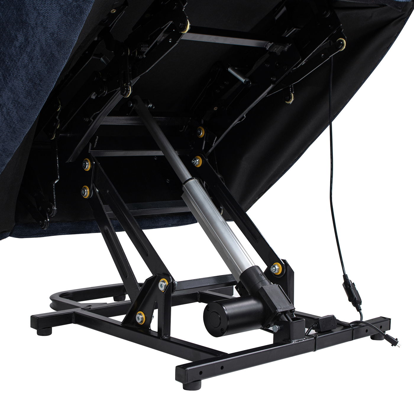 Irwin - Power Lift Recliner Chair - Dusk Navy Blue