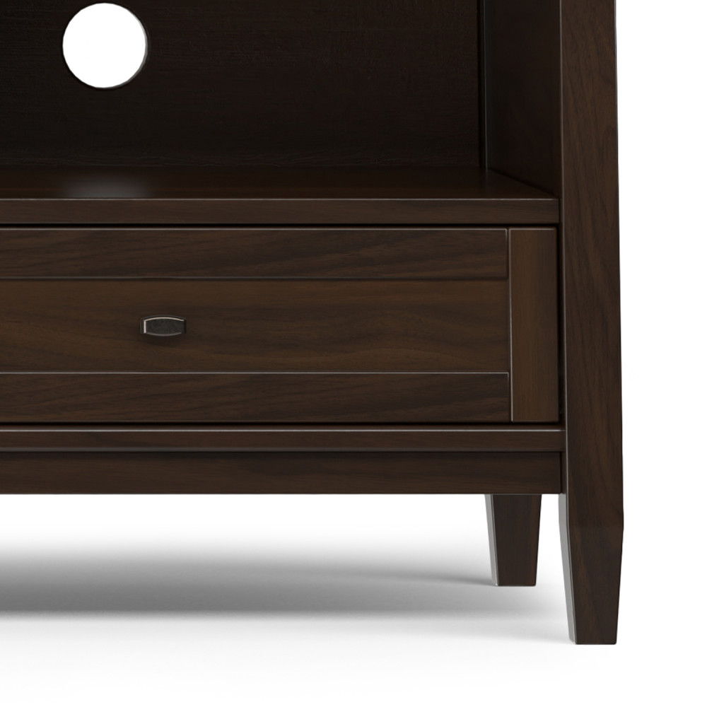 Warm Shaker - Low TV Media Stand - Brown