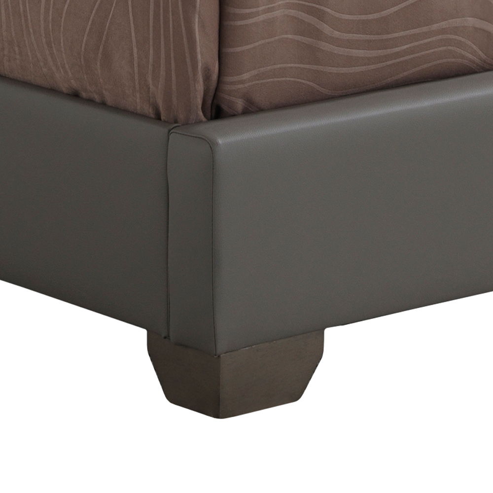 Aaron - Full Bed - Light Gray