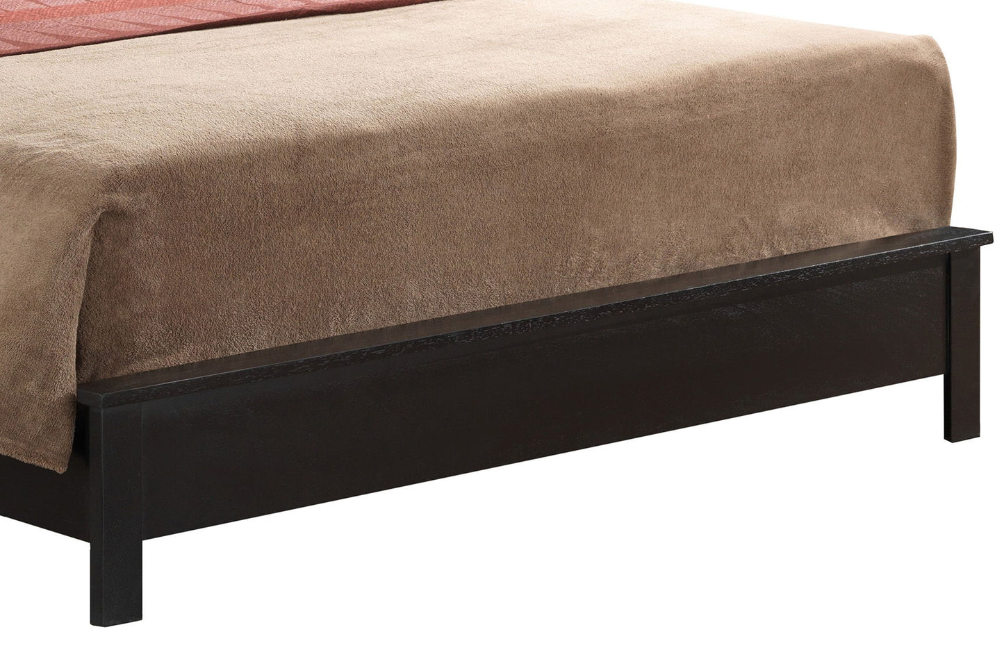 Queen Bed For Comfort Stylish Transitional - Black