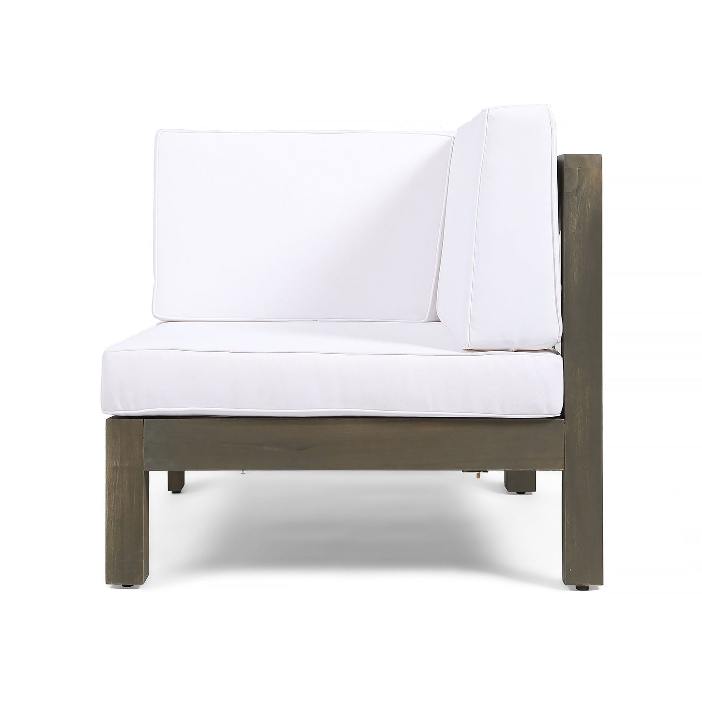 Oana - 2 Piece Loveseat Set With Cushions - White