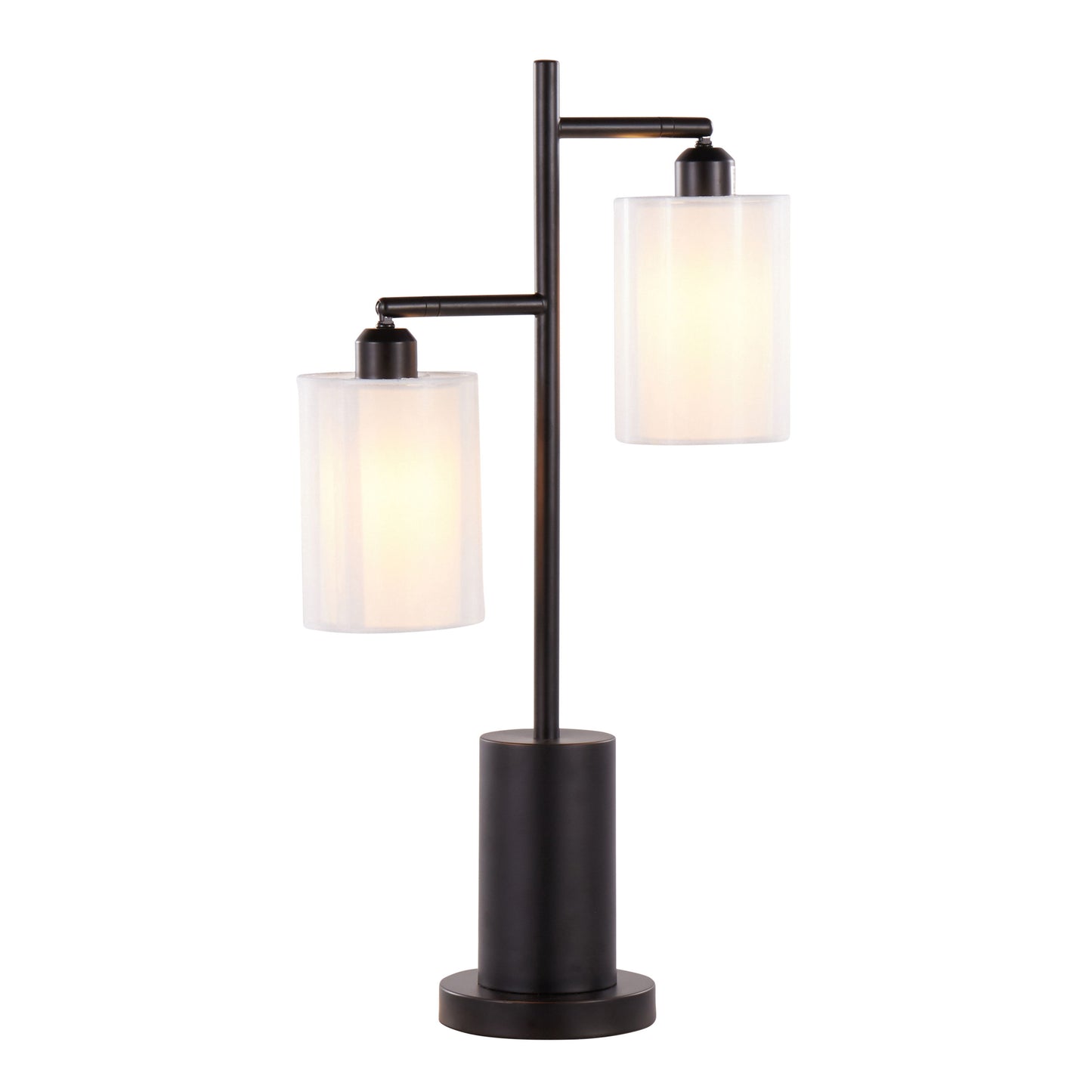 Cannes - Contemporary Table Lamp - Black / White