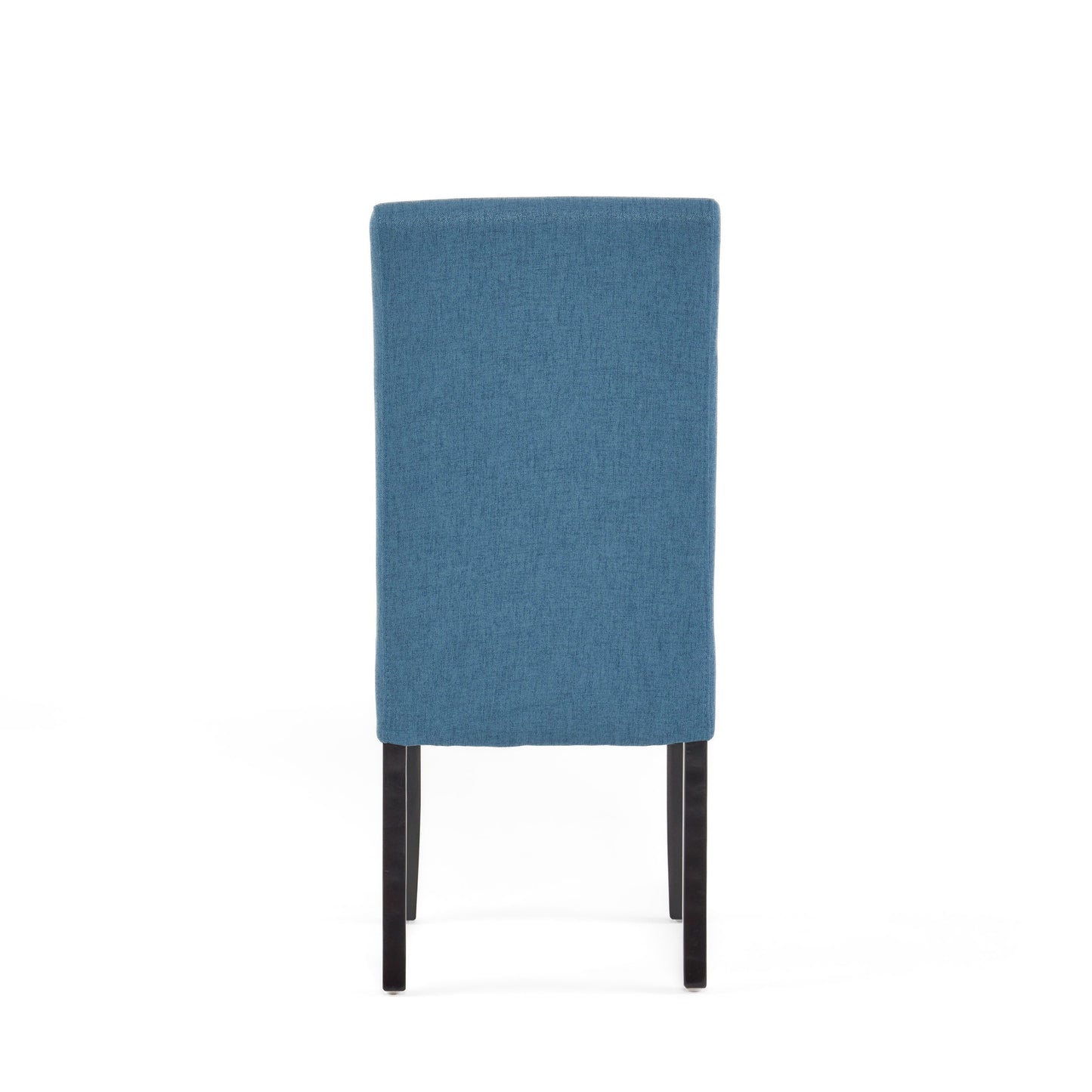 Pertica - Dining Chair, Upholstered Armless Chairs (Set of 2) - Blue