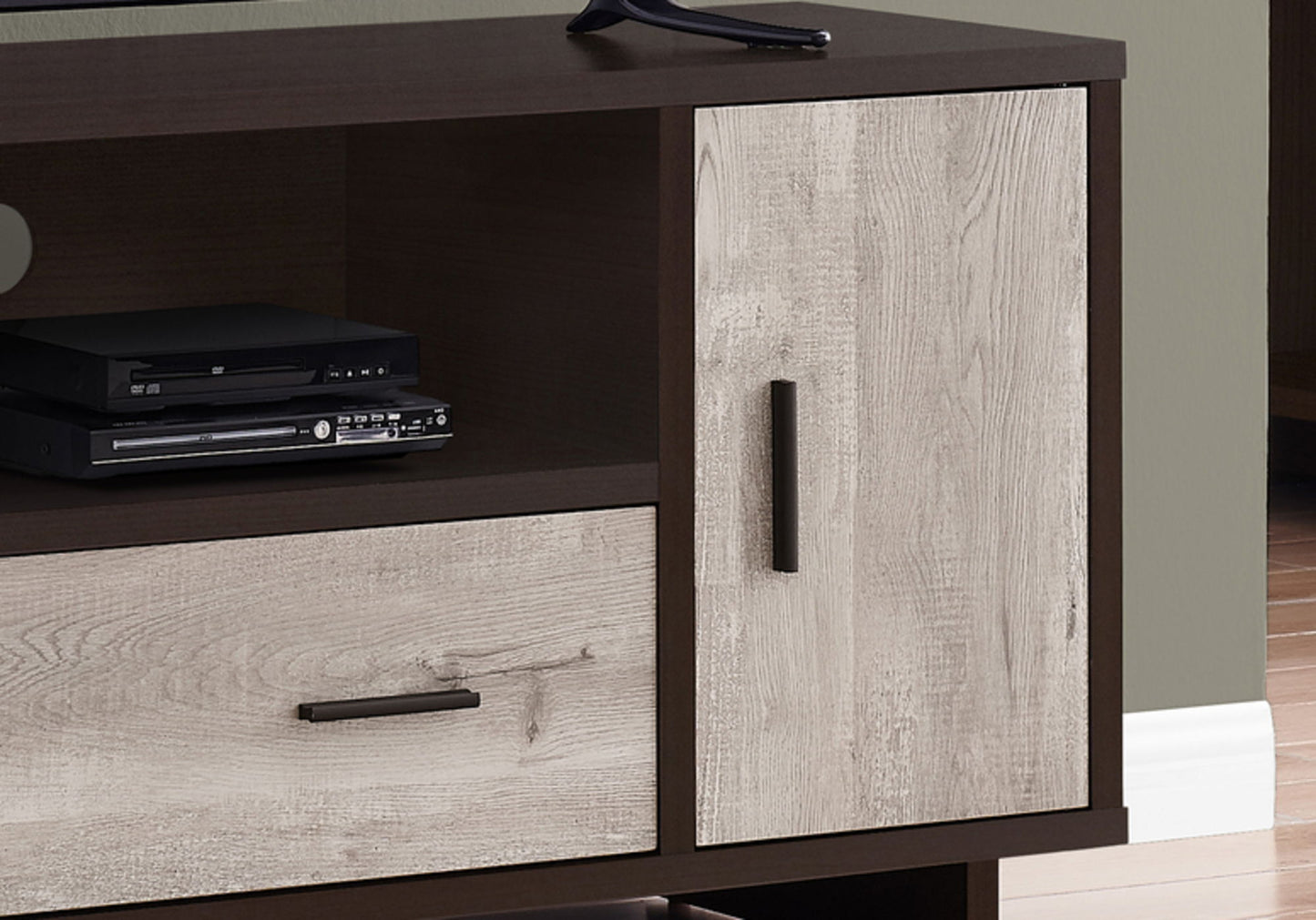 TV Stand, Console, Media Entertainment Center, Storage Cabinet, Drawers, Contemporary & Modern - Espresso