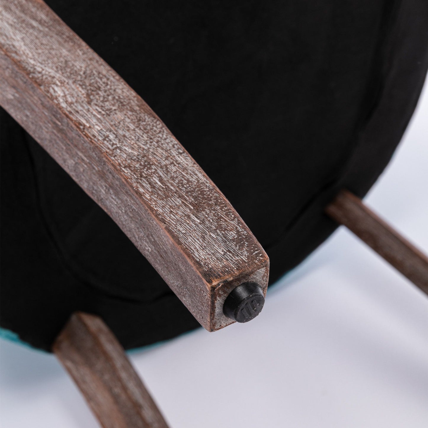 Ultra Side Dining Chair,Thickened Fabric Chairs With Neutrally Toned Solid Wood Legs, Bronze Nail Head (Set of 2) - Blue