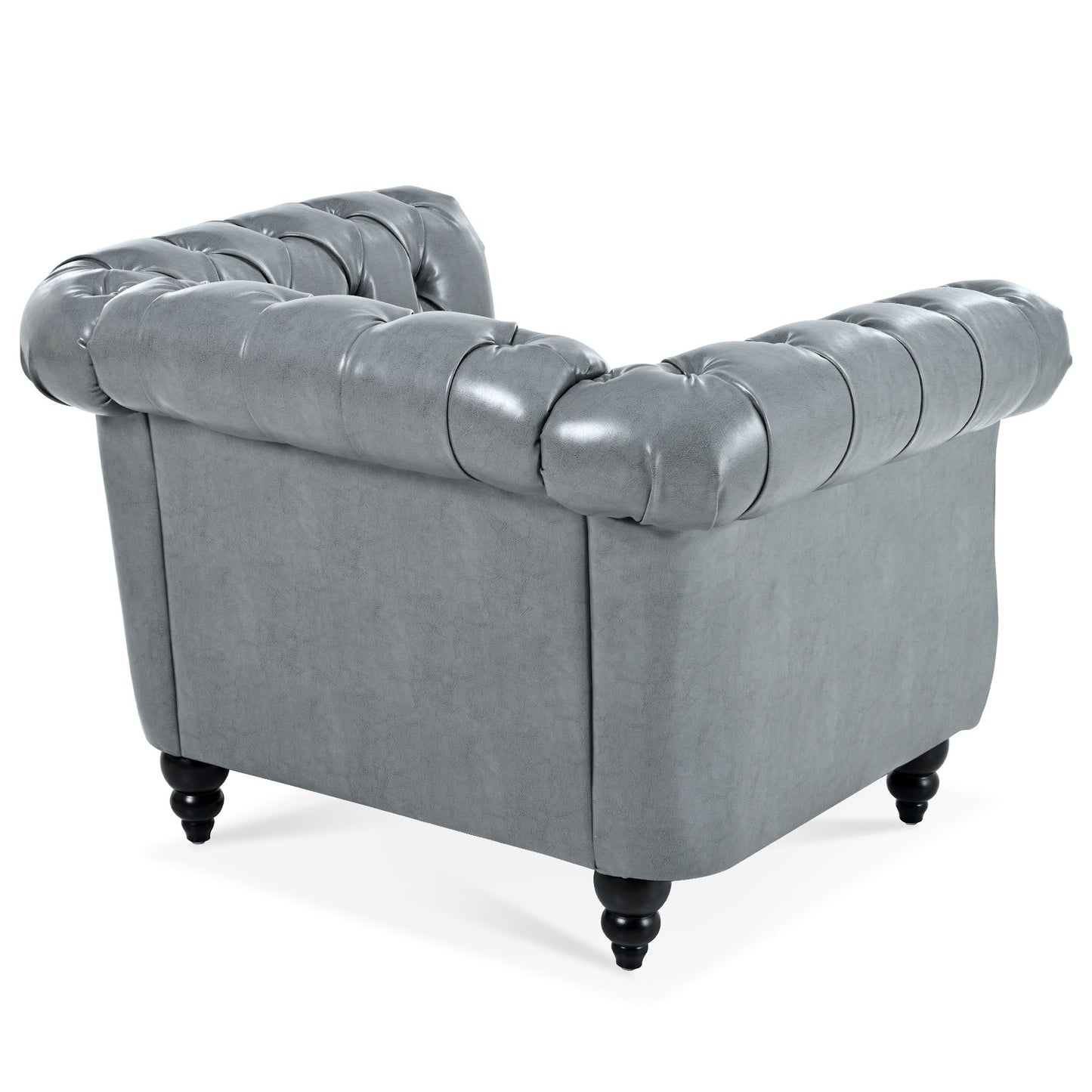 1 Seater Sofa For Living Room - Gray