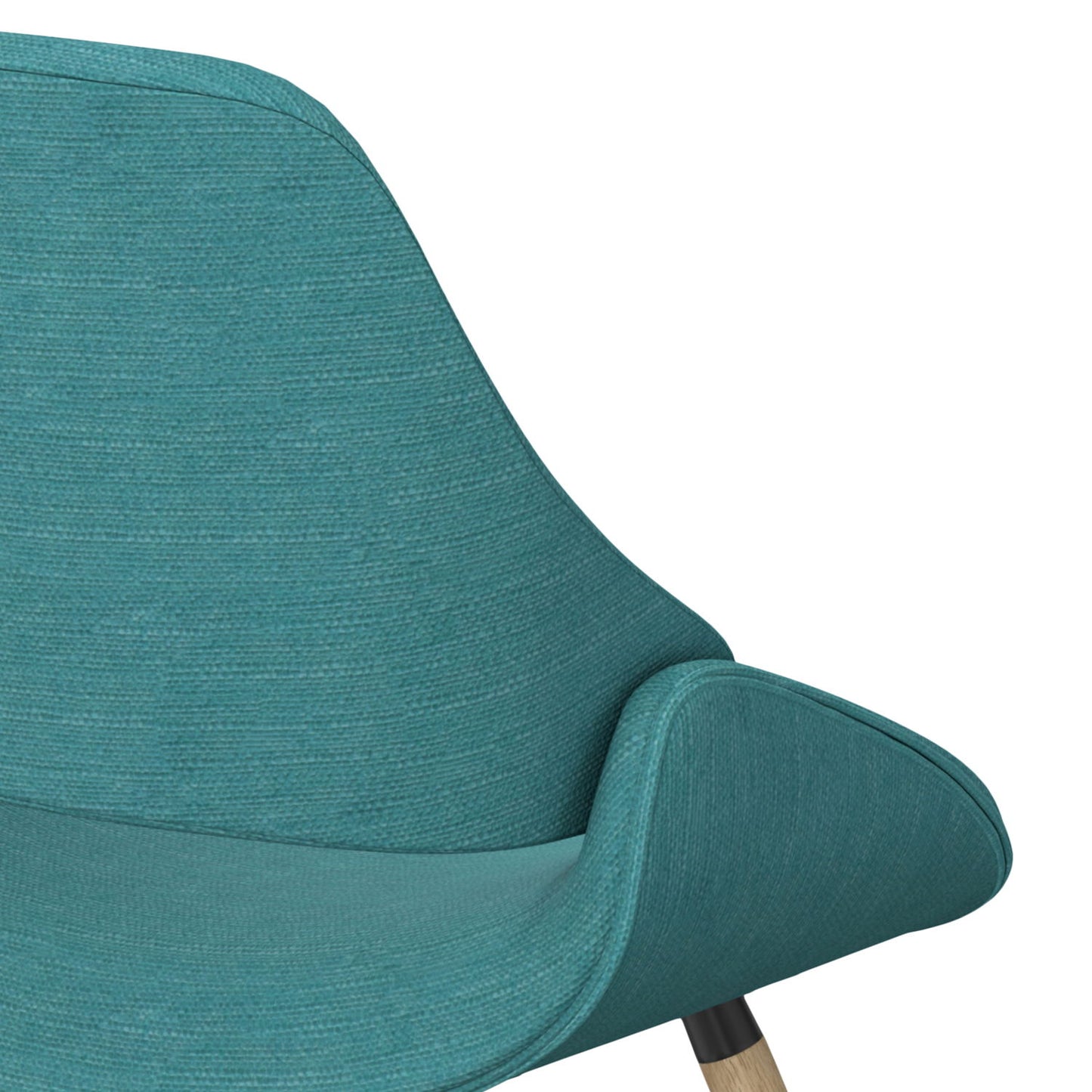 Malden - Bentwood Dining Chair - Turquoise Blue / Light Brown