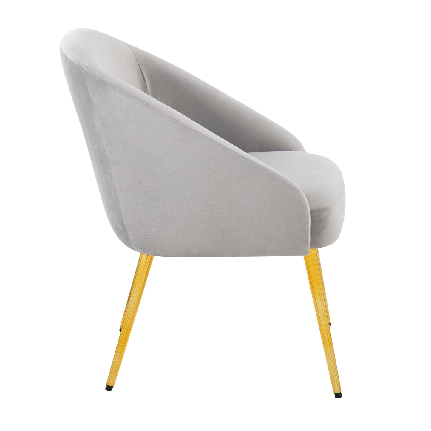 Shiraz - Contemporary / Glam Chair - Gold / Silver