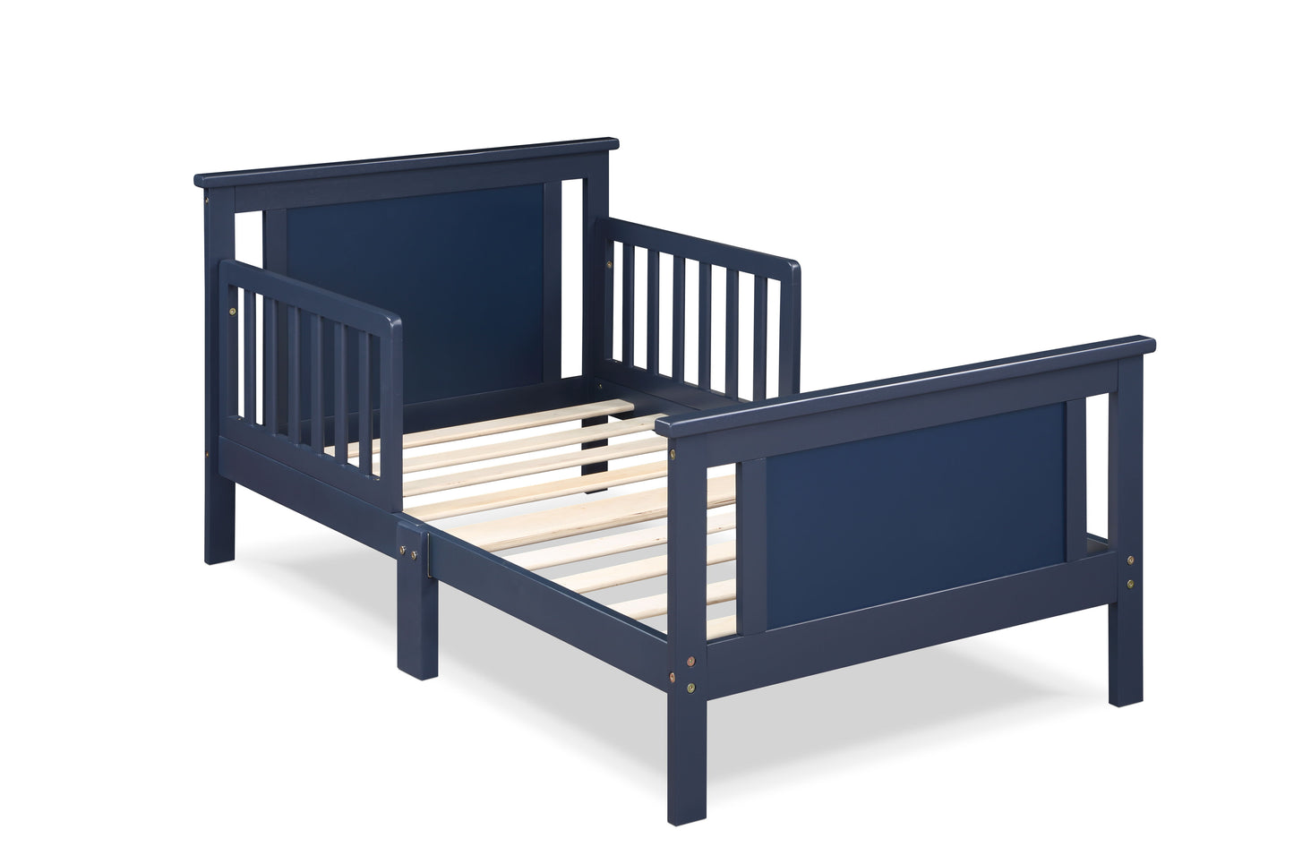 Connelly - Reversible Panel Toddler Bed - Midnight Blue / Vintage Walnut