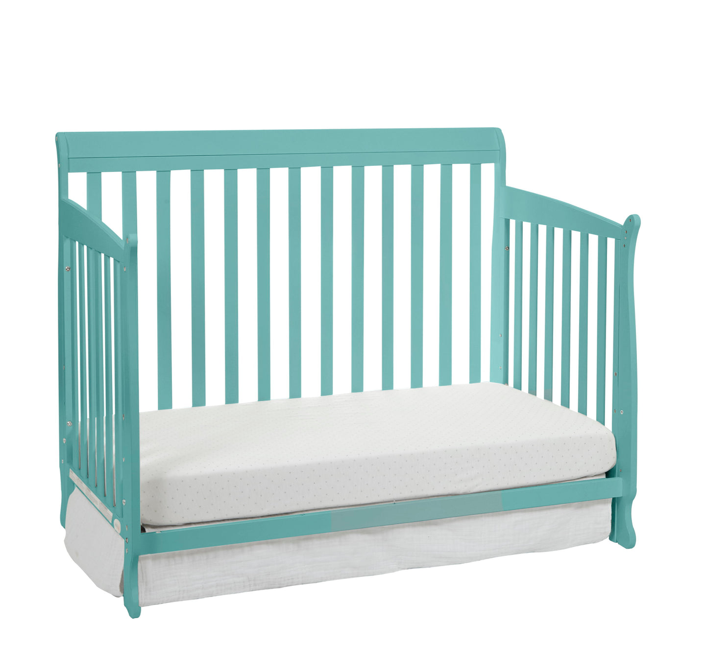 Riley - 4 In 1 Convertible Crib - Turquoise