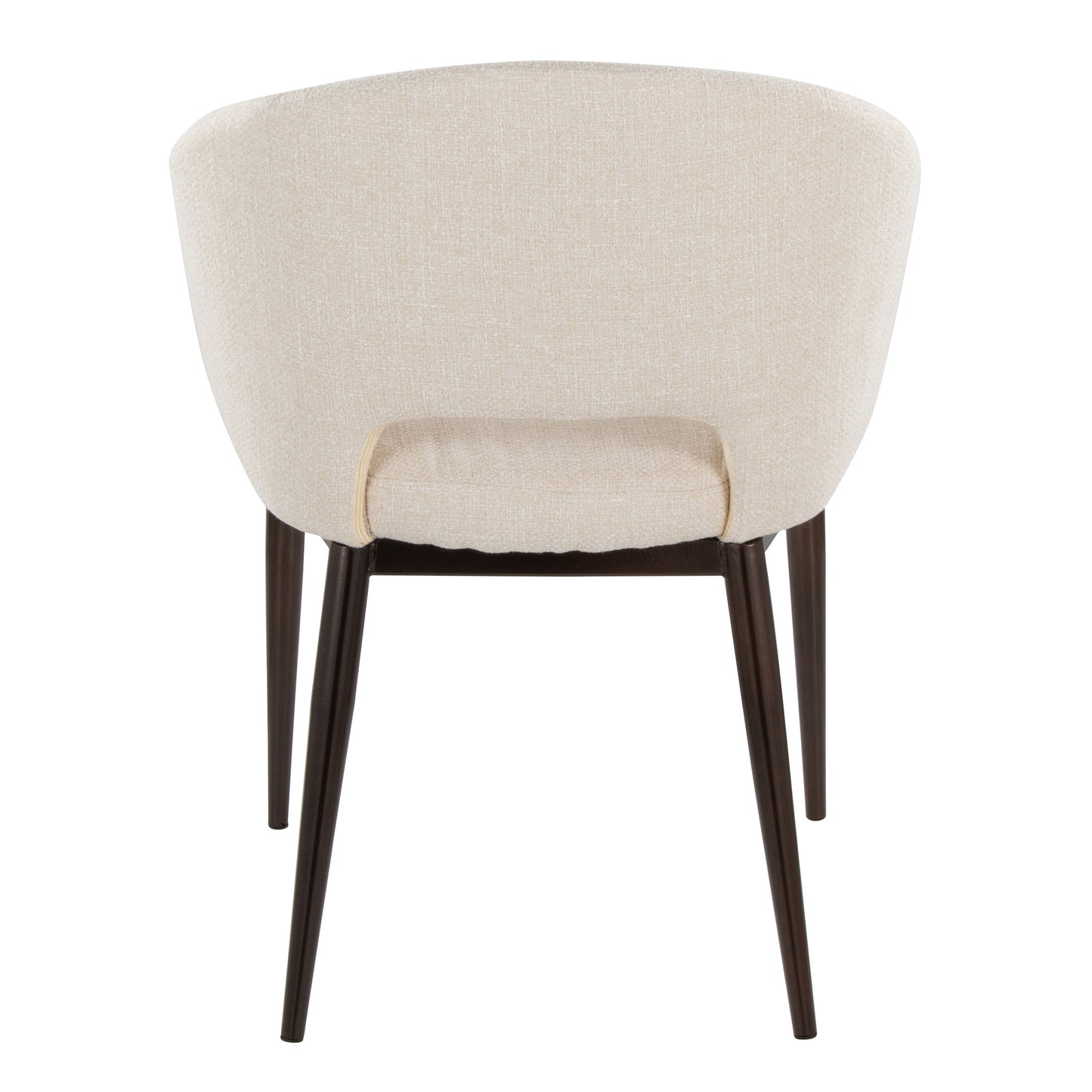 Renee - Contemporary Chair - Copper / Cream