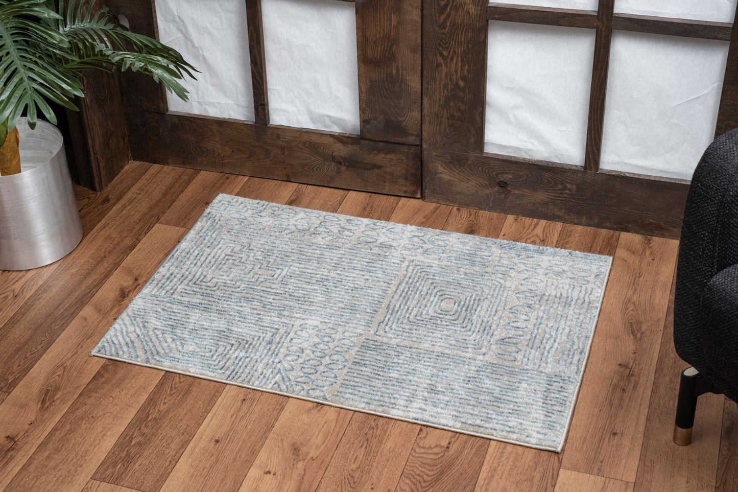 Elegance - 7'10" X 10'3" Area Rug - Blue
