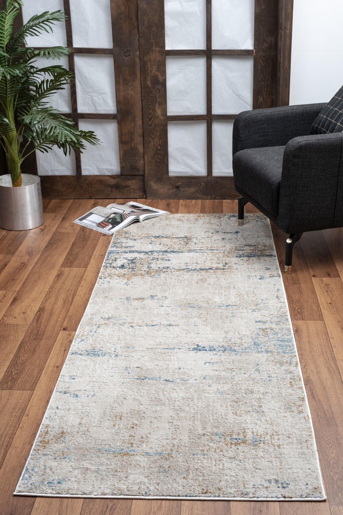 Elegance - 7'10" X 10'3" Area Rug - Ivory, Polyester