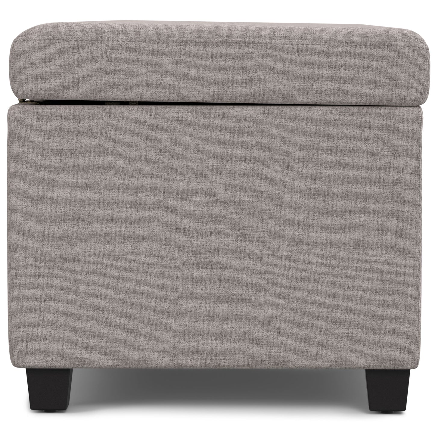 Avalon - Extra Large Storage Ottoman Bench - Cloud Gray