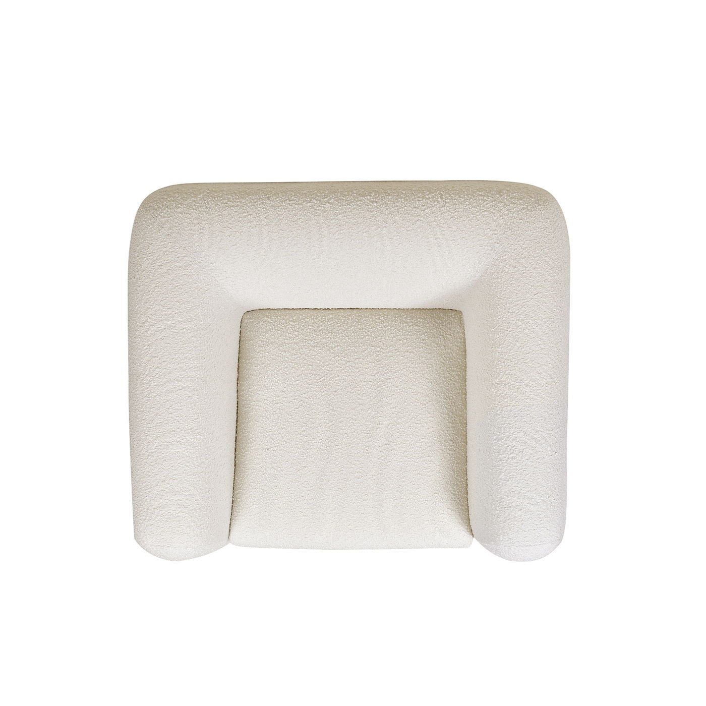 Alpine - Sherpa Arm Chair - Ivory White