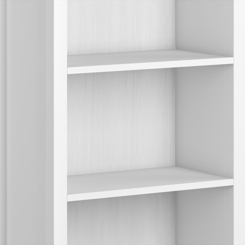 Artisan - 5 Shelf Bookcase - White