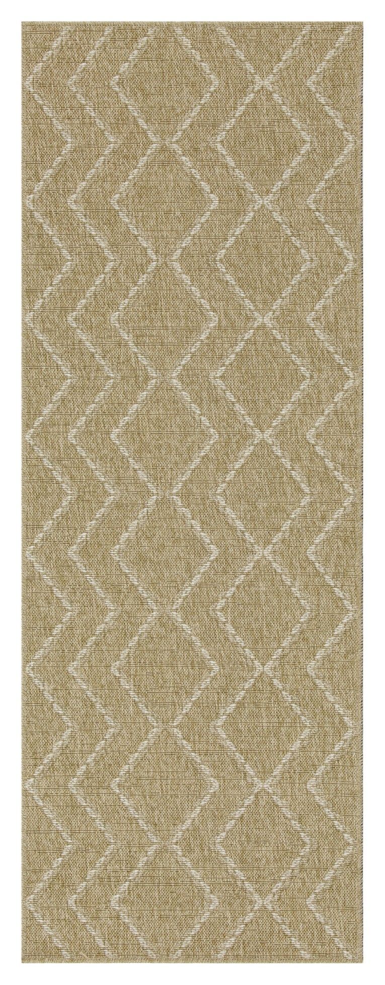 Earth - 7'10" X 10'3" Indoor, Outdoor Area Rug - Jute / White