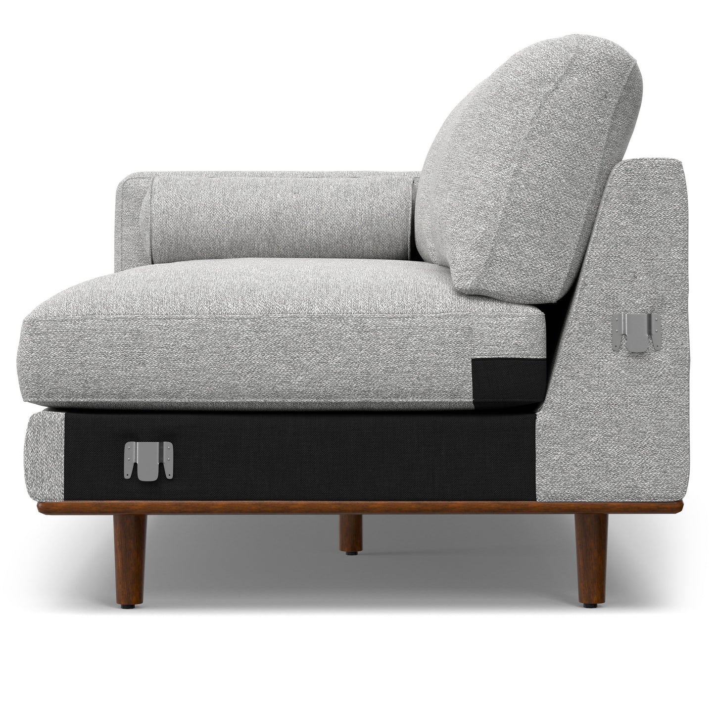 Morrison - Right Sectional Sofa - Mist Gray