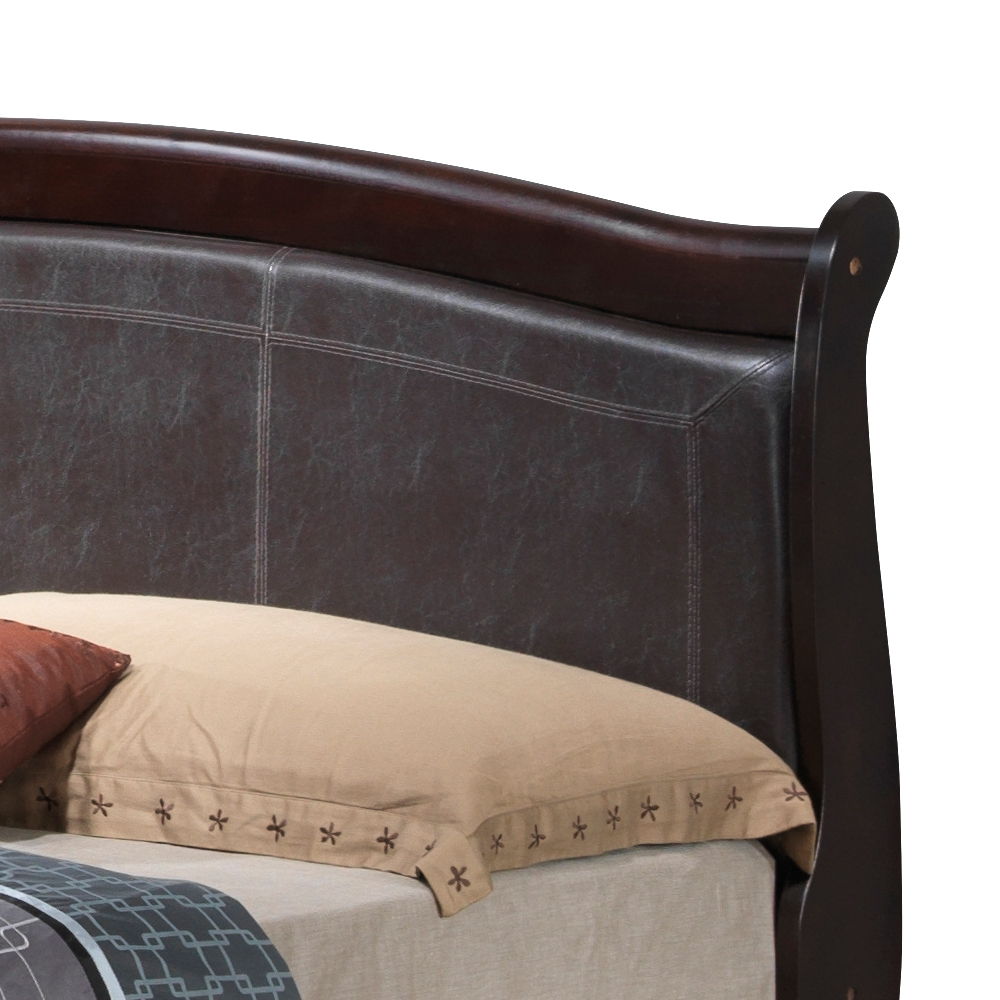 Queen Classic Bed - Warm Cappuccino