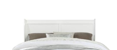 Louis Philippe - Twin Bed - White