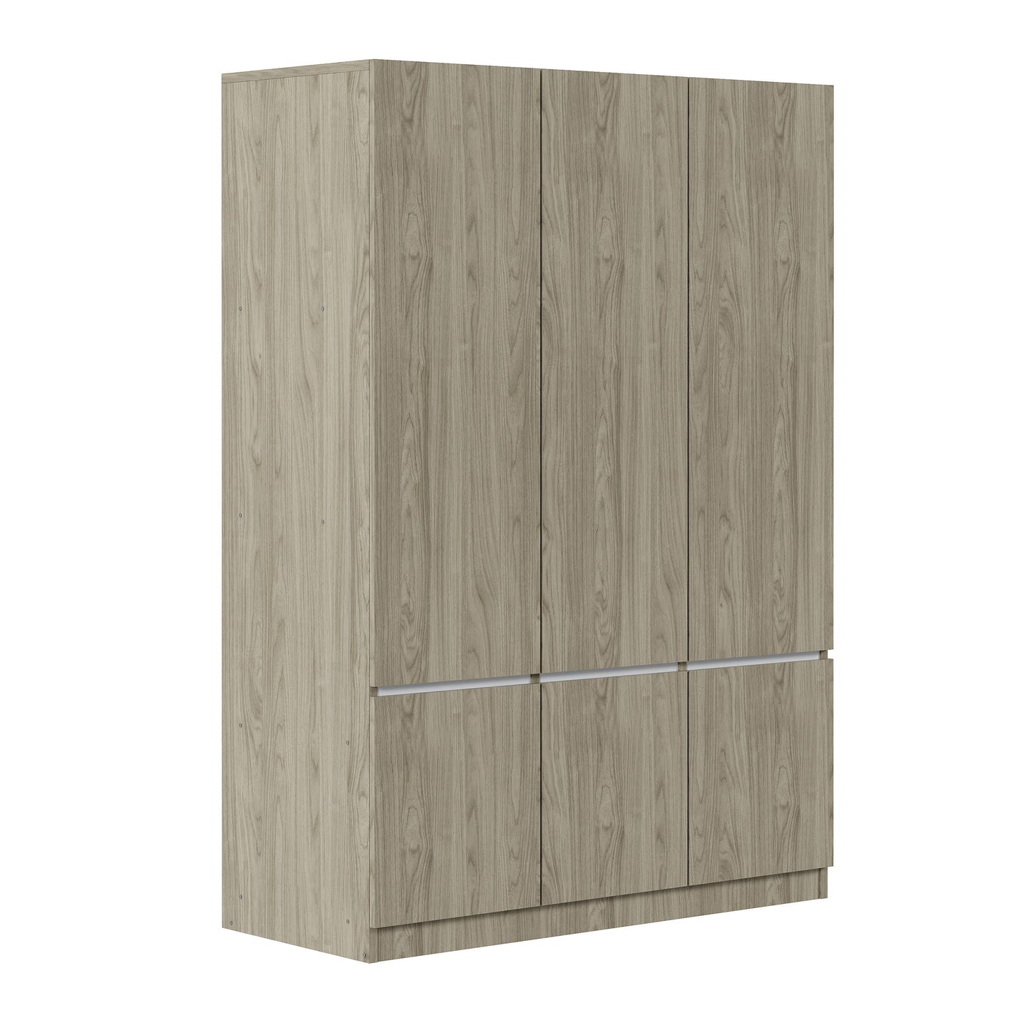 6 Doors Wardrobe Storage For Bedroom - Nature