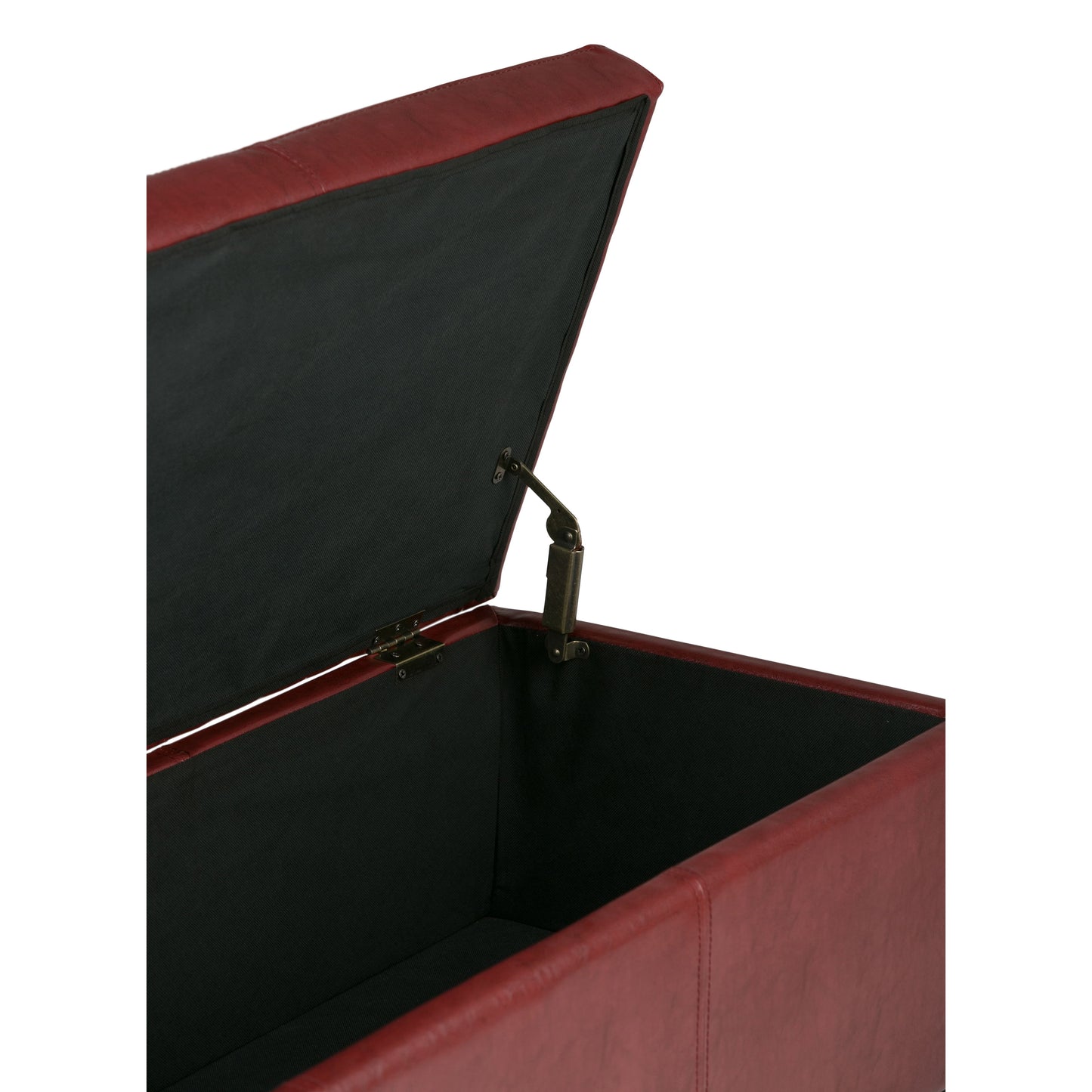 Avalon - Storage Ottoman Bench - Red