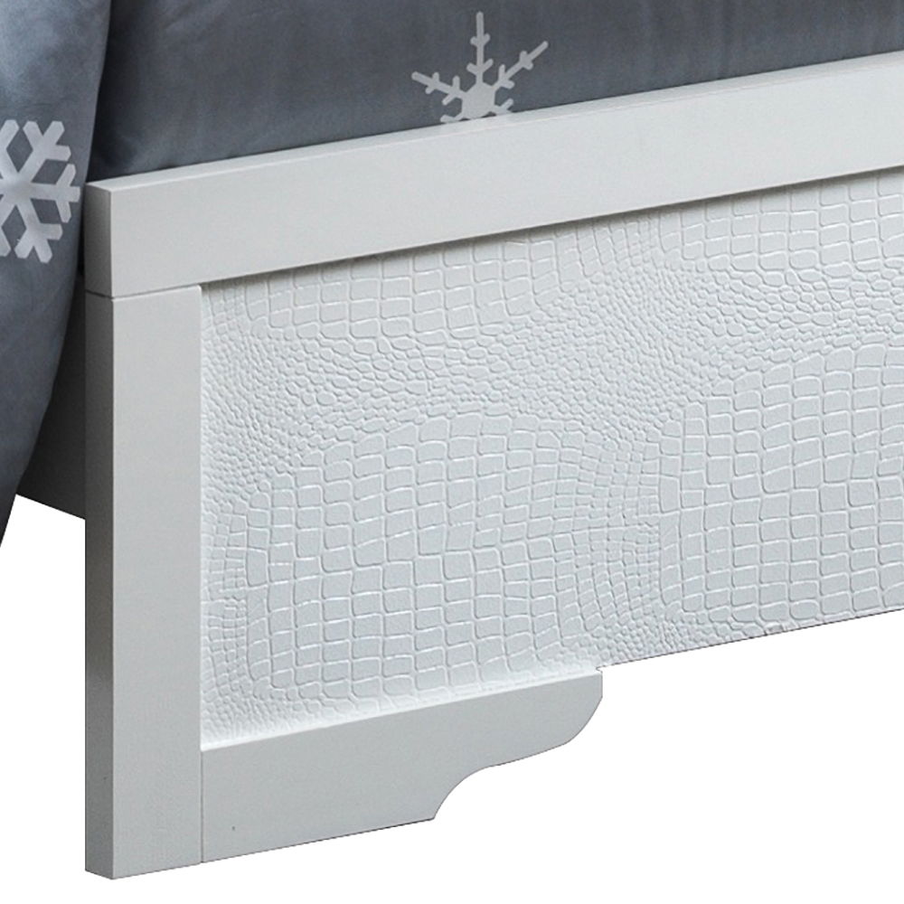 Twin Bed - Silver Champagne