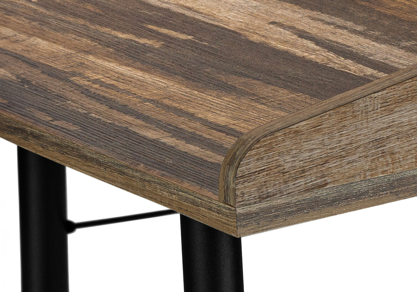 Computer Desk For Home Office, Laptop, Storage Shelves, Versatile Placement - Brown