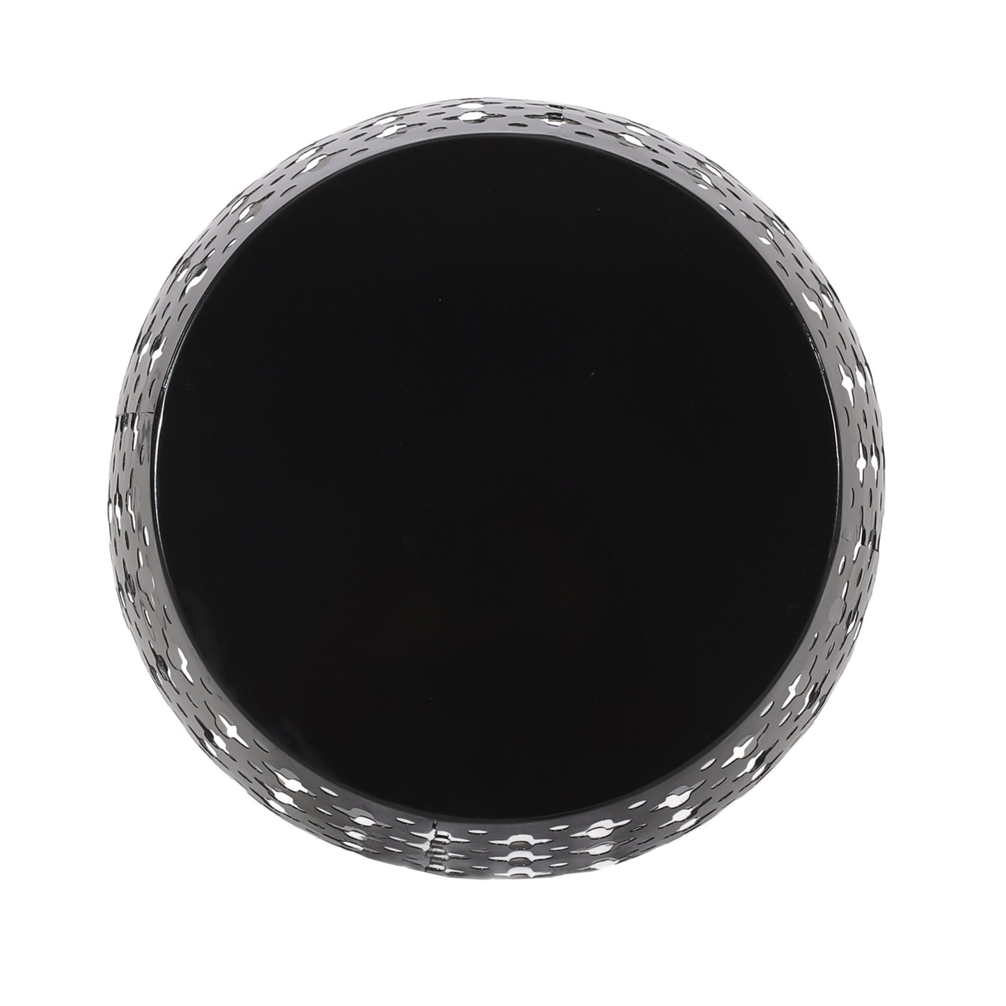 Metal End Table Large - Black