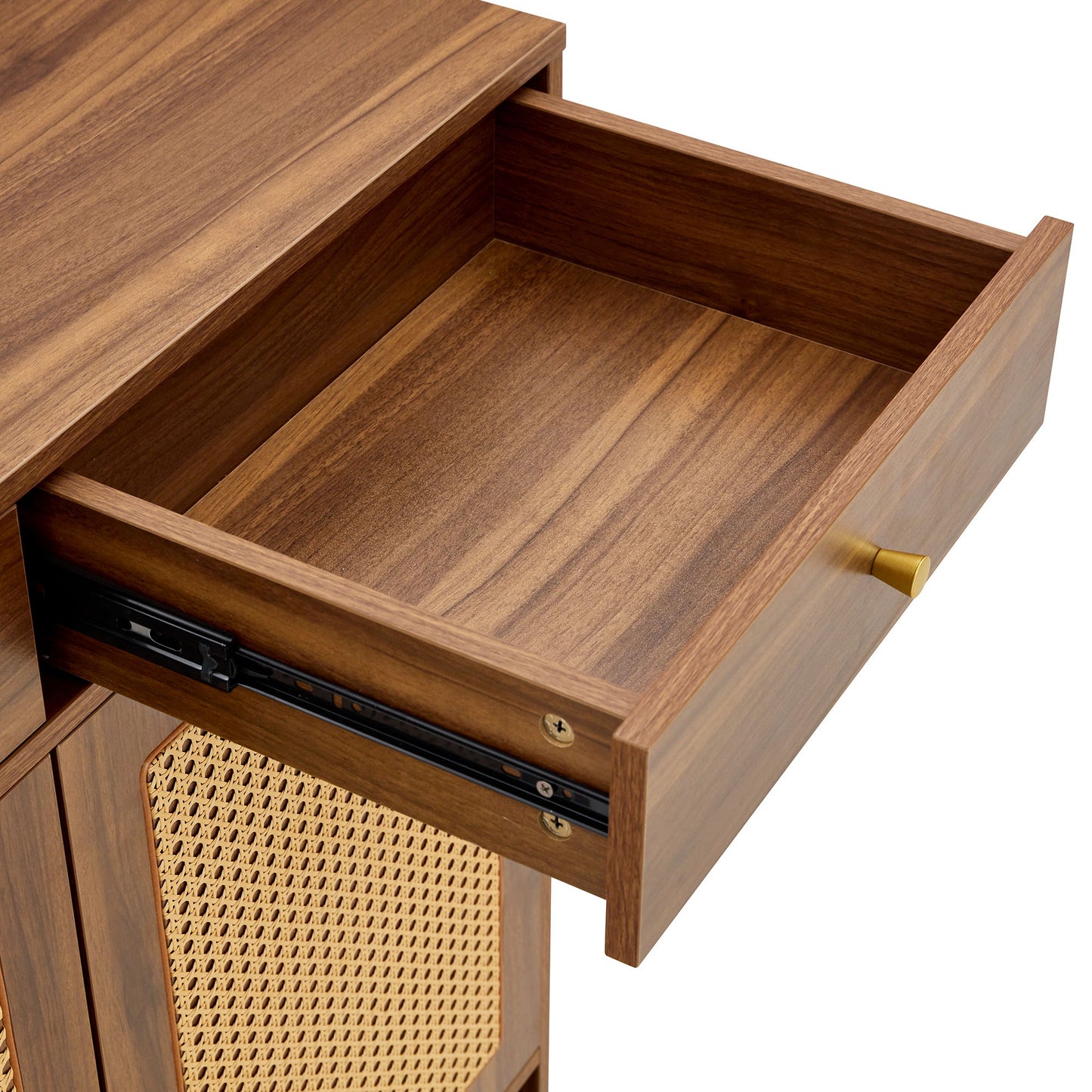 Multi Functional Modern Minimalist Shoe Cabinet Perfectly Blends Into Nordic, Japanese, And Industrial Style Homes - Walnut
