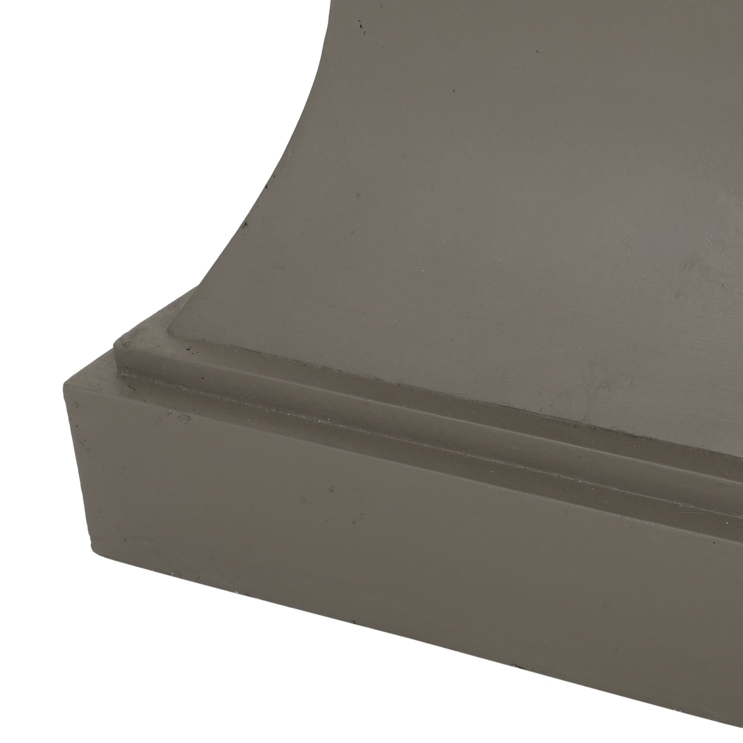Modern Athena Side Table With Pedestal Design - Light Gray