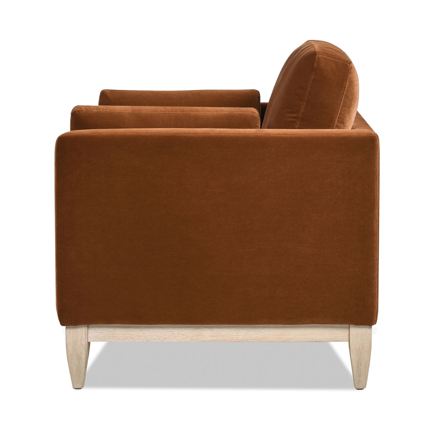 Knox - Modern Farmhouse Arm Chair - Burnt Orange