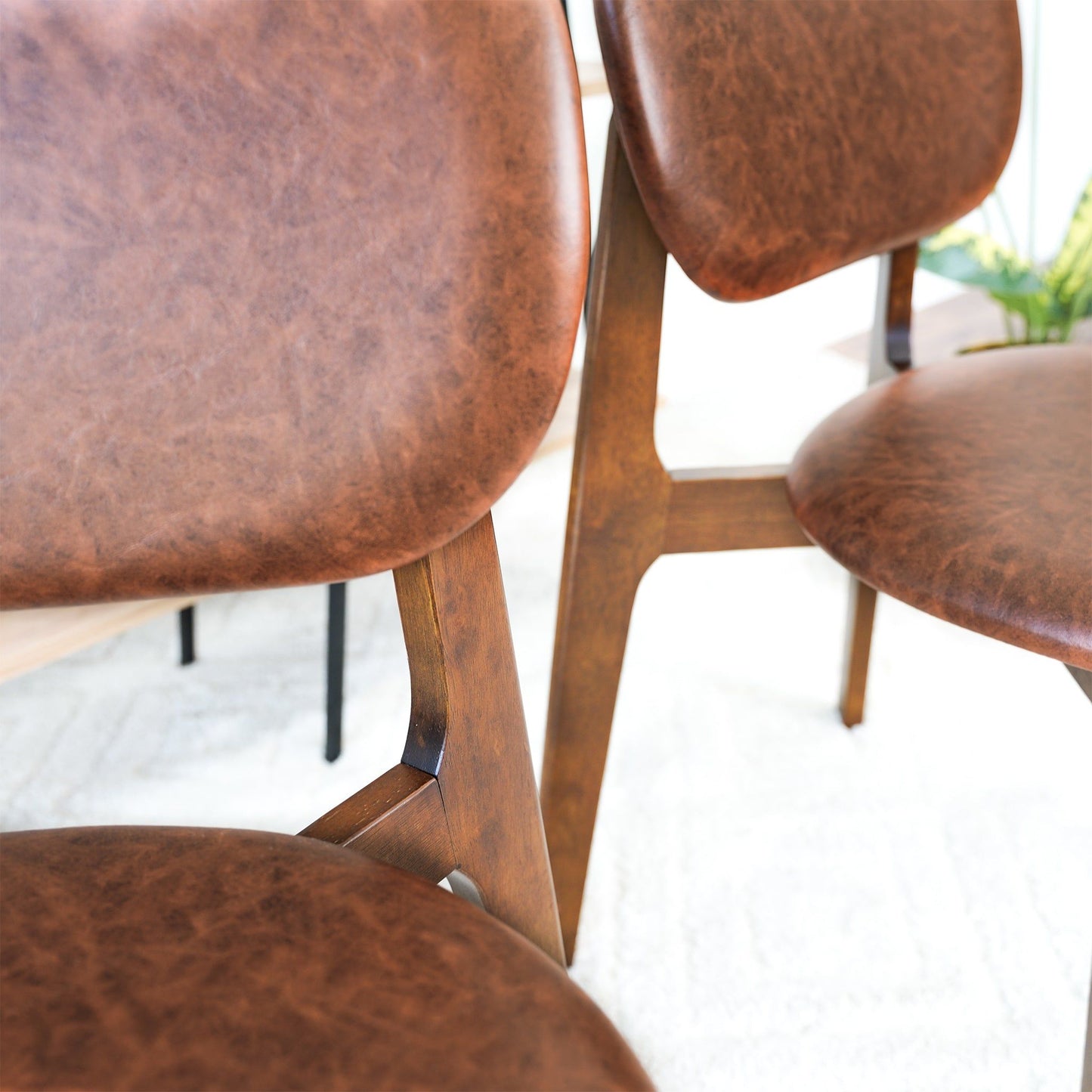 Kelsey - Dining Chair (Set of 2) - Brown / Natural