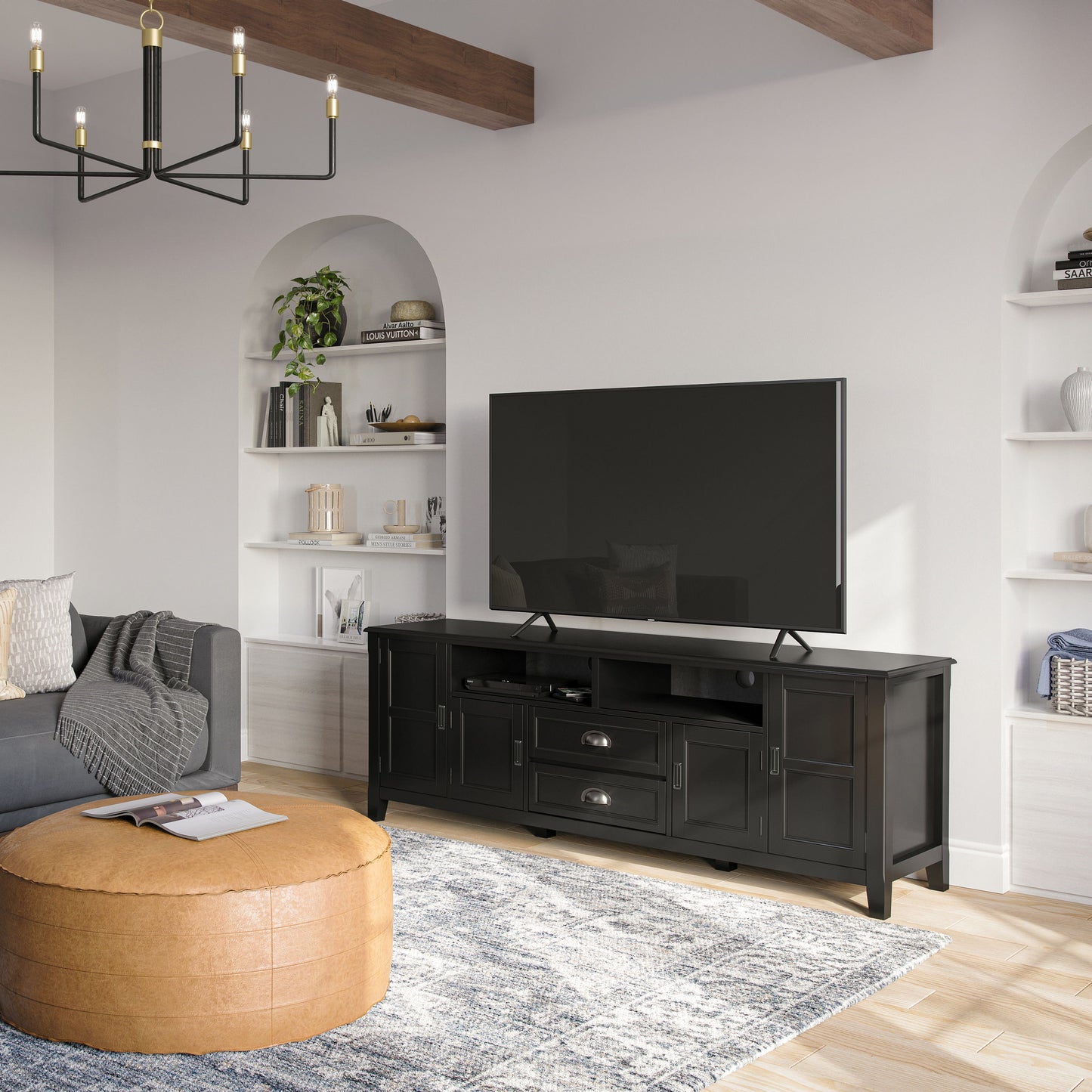 Burlington - TV Media Stand - Black