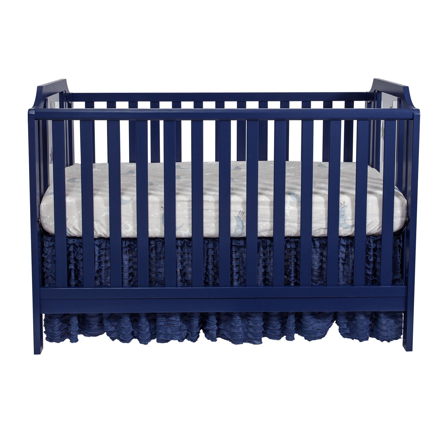 Celeste - 3 In 1 Convertible Island Crib - Navy Blue