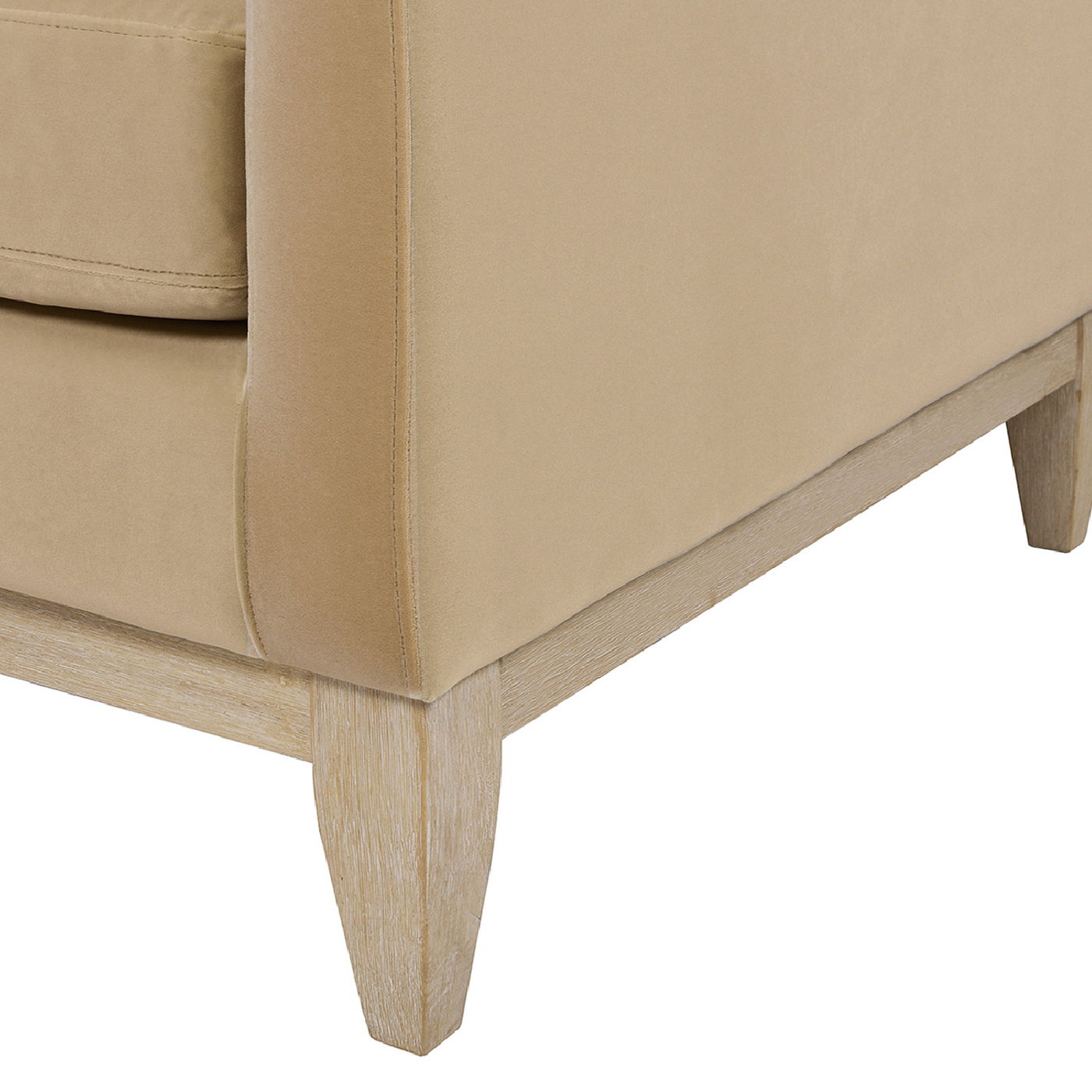 Knox - Modern Farmhouse Arm Chair - Fawn Brown