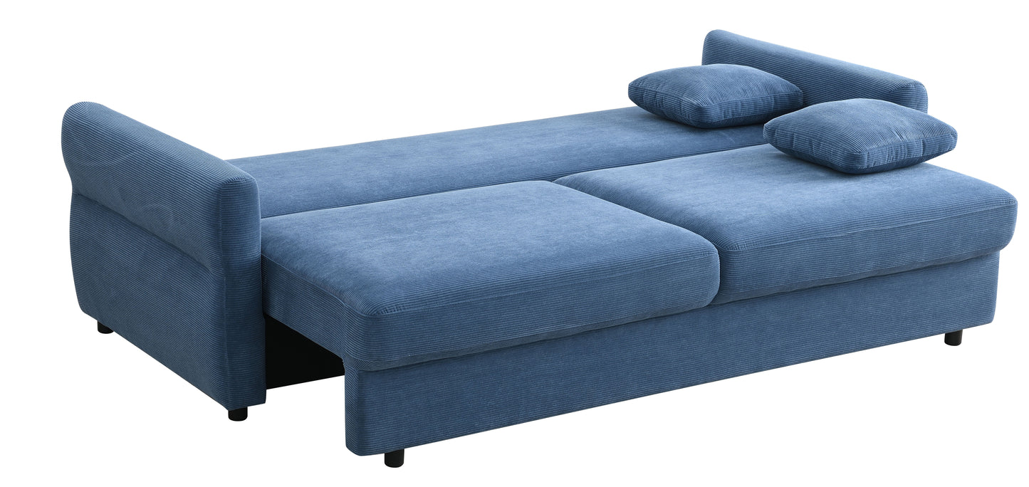 Haran - Pull Out Sleeper With Storage - Blue