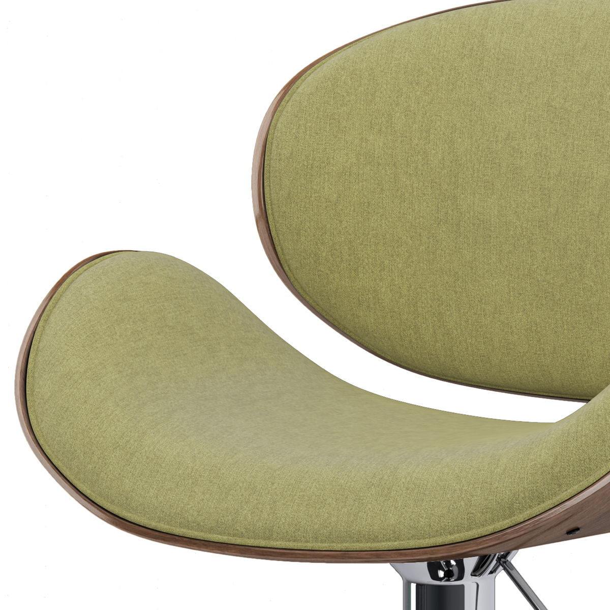 Marana - Bentwood Adjustable Swivel Bar Stool - Acid Green