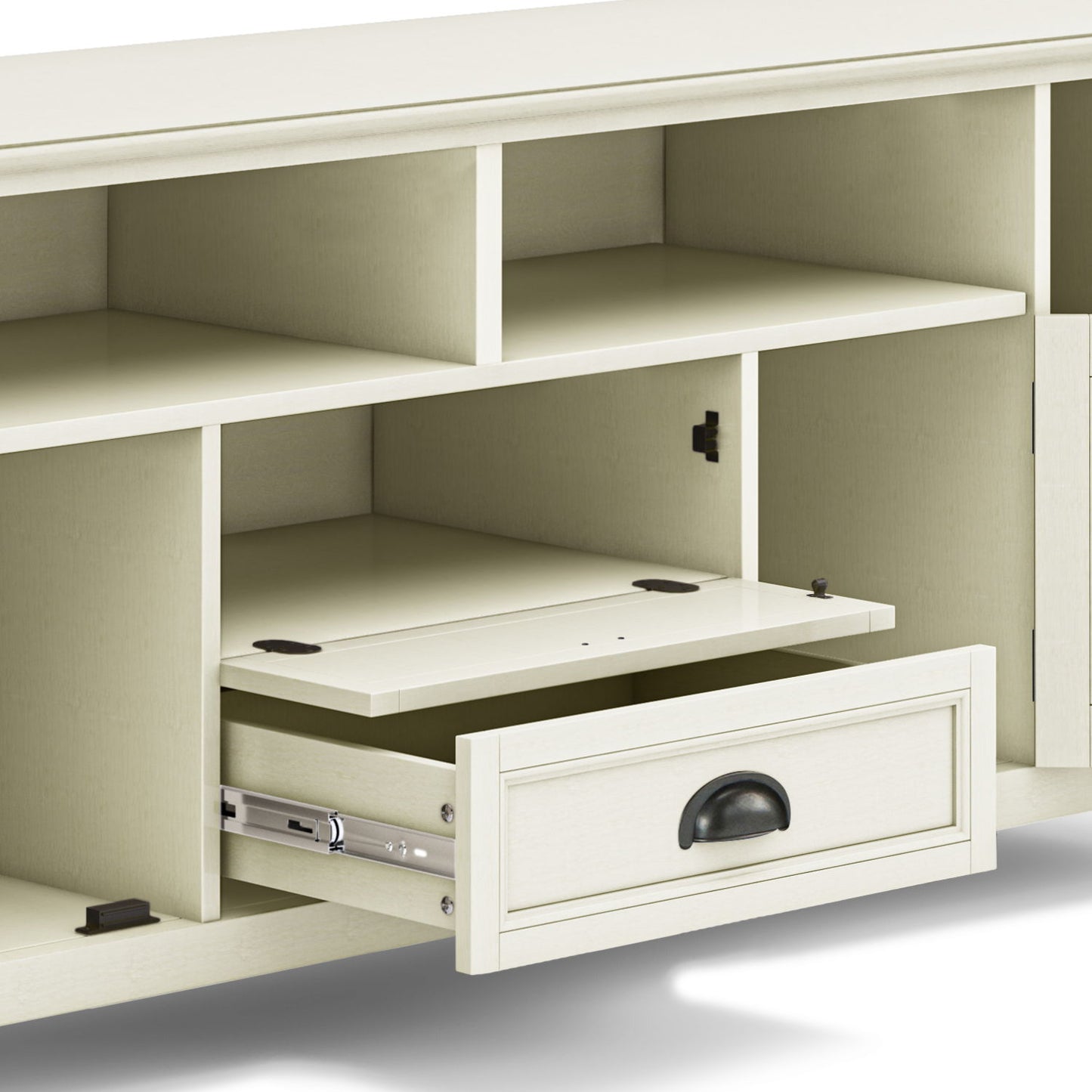 Burlington - TV Media Stand - Antique White