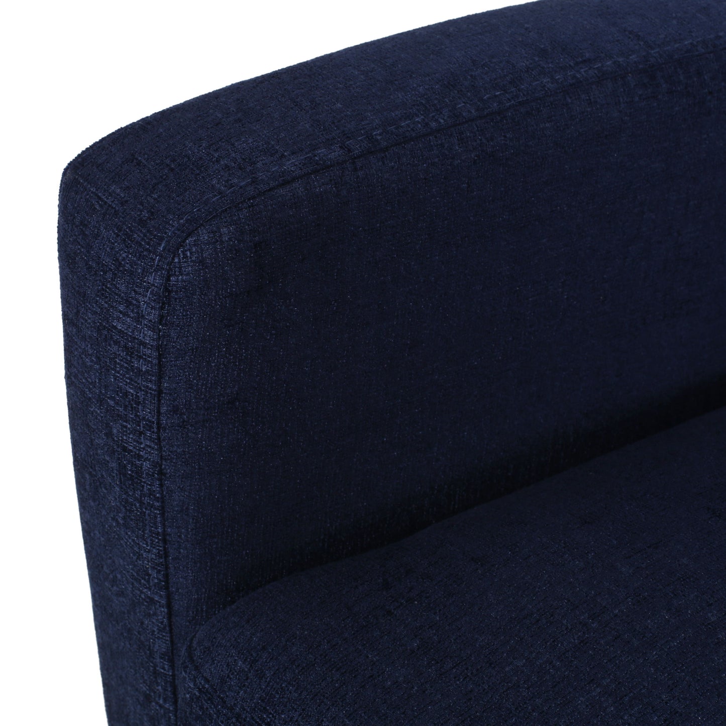 Wide Hand Manual Club Recliner - Navy Blue