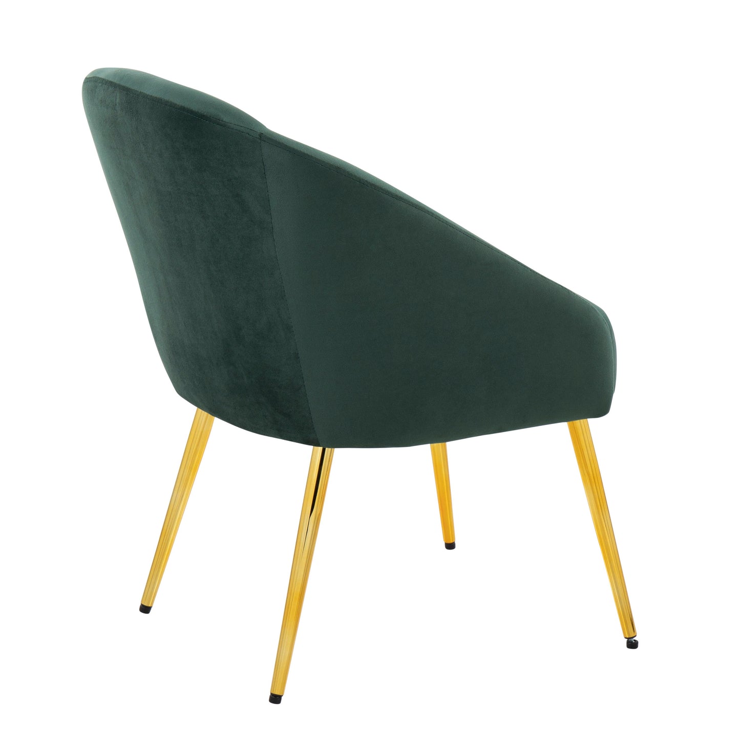 Shiraz - Contemporary / Glam Chair - Gold / Green