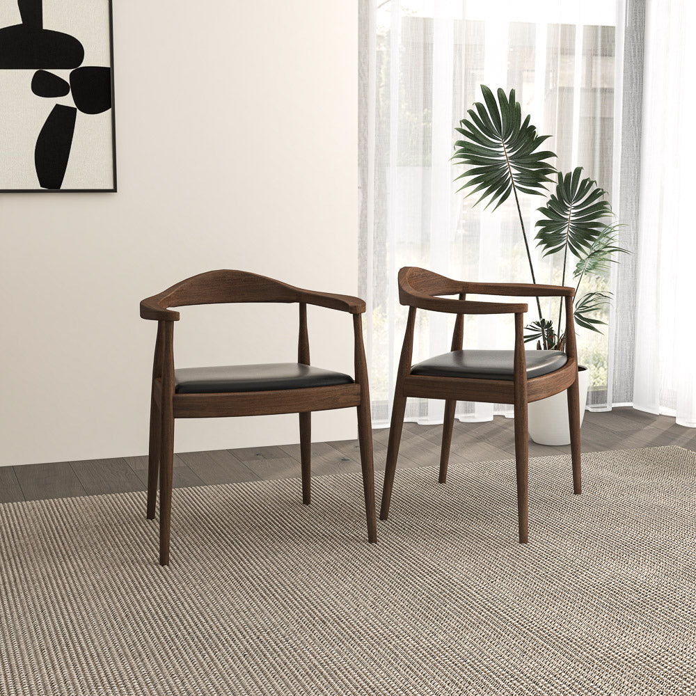 Kelly - Dining Chair - Black / Brown