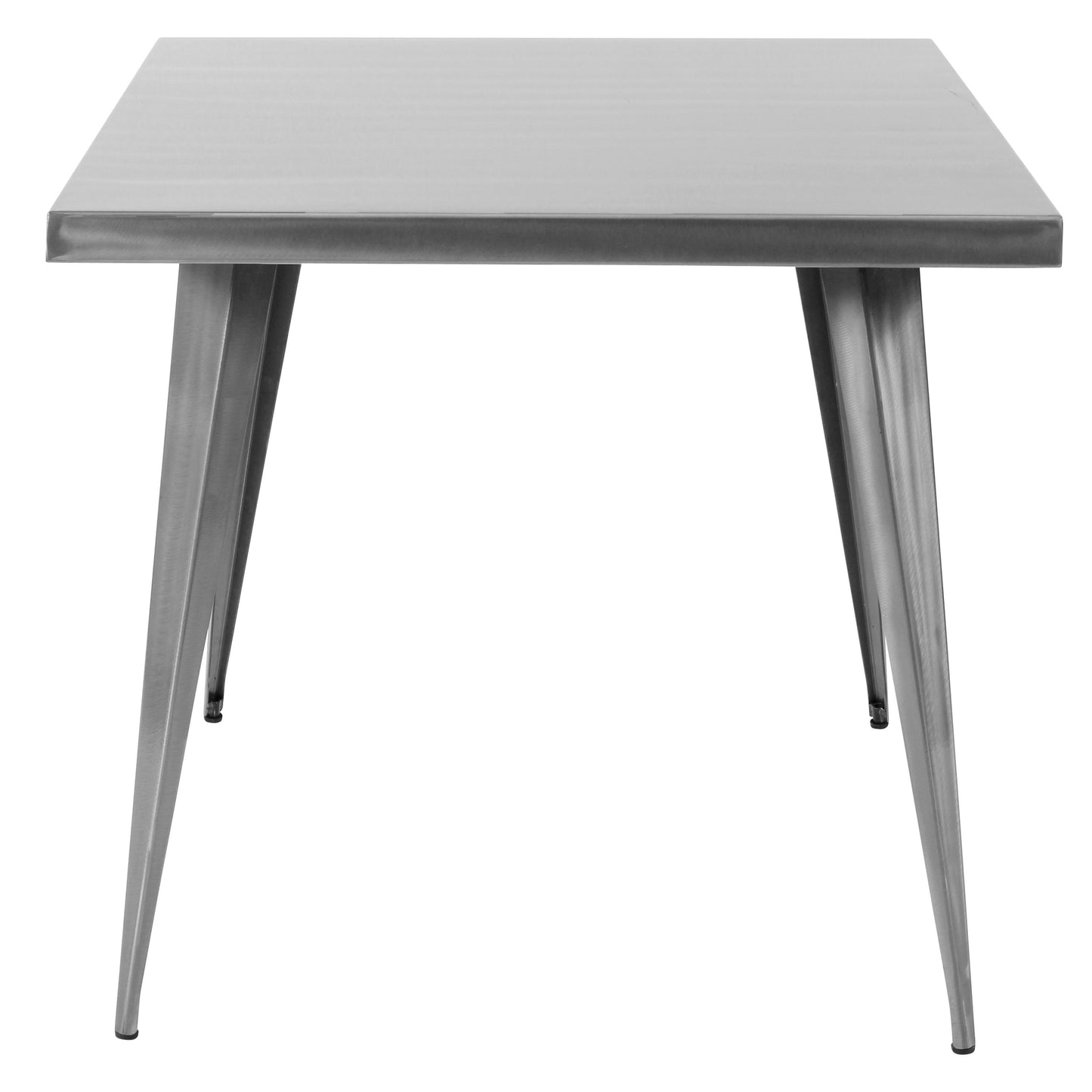 Austin - Industrial Dining Table - Silver