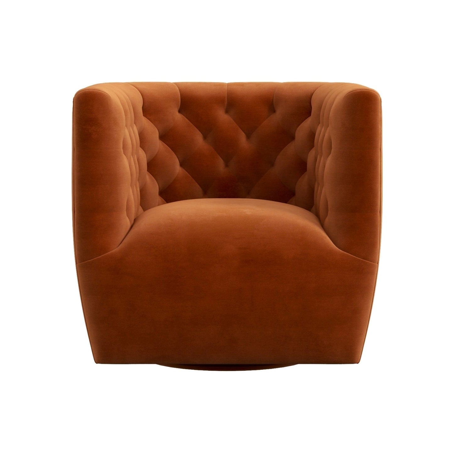 Delaney - Swivel Chair - Burnt Orange