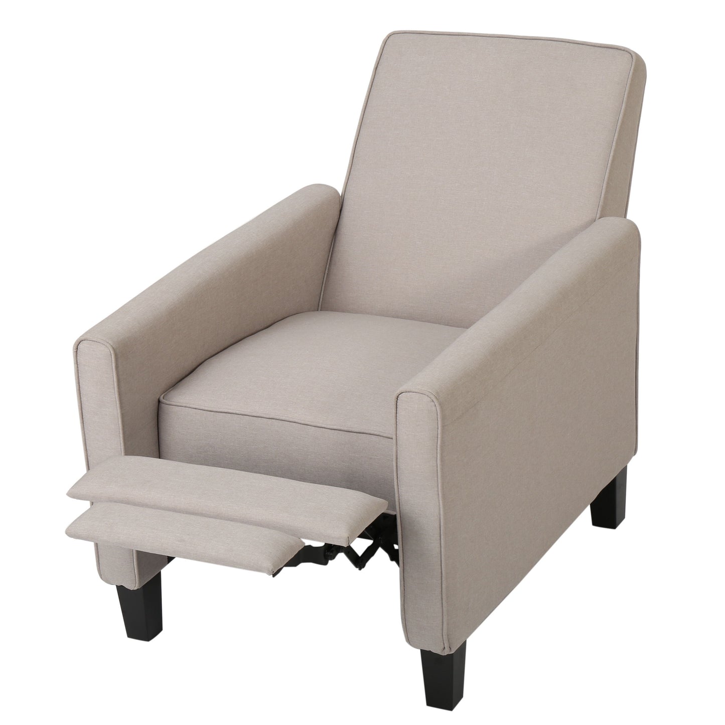 Recliner Push Back Chair For Elegant Home - Beige