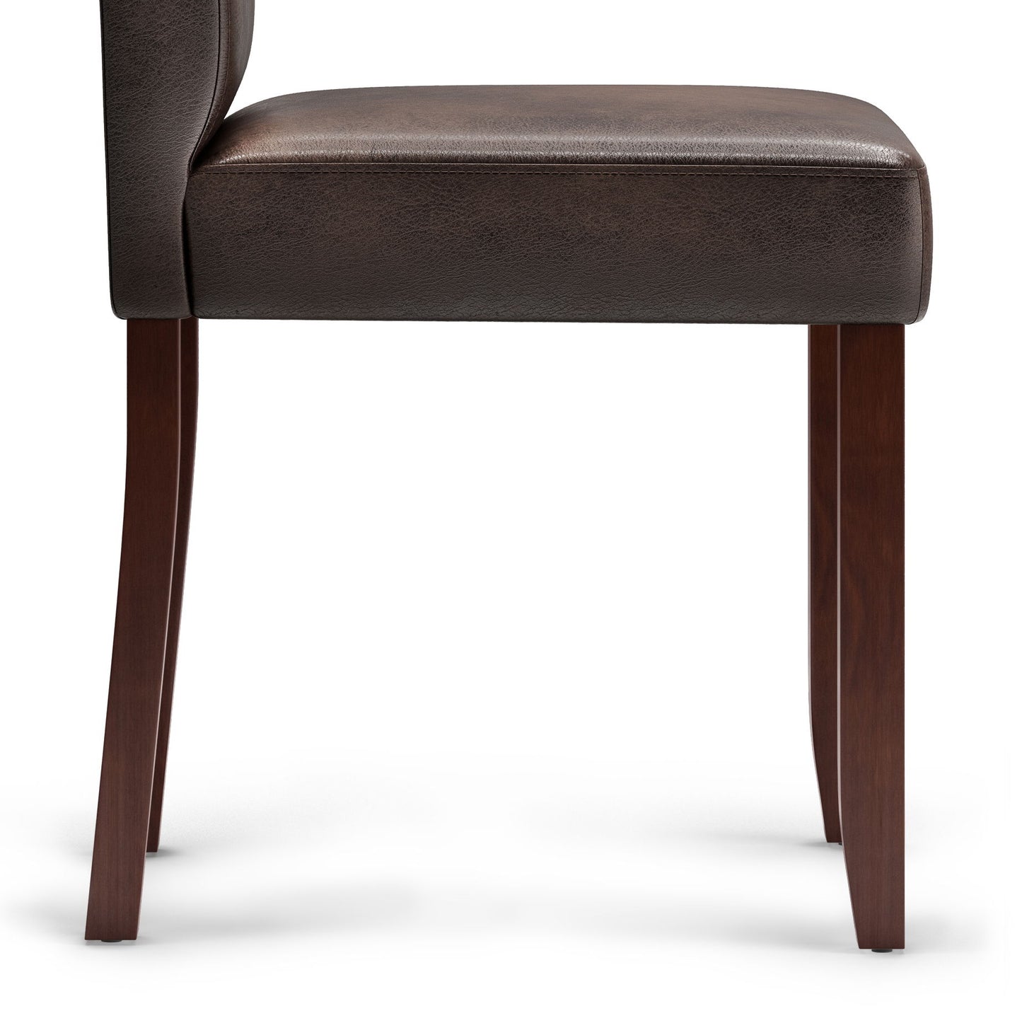 Acadian - Parson Dining Chair (Set of 2) - Distressed Brown