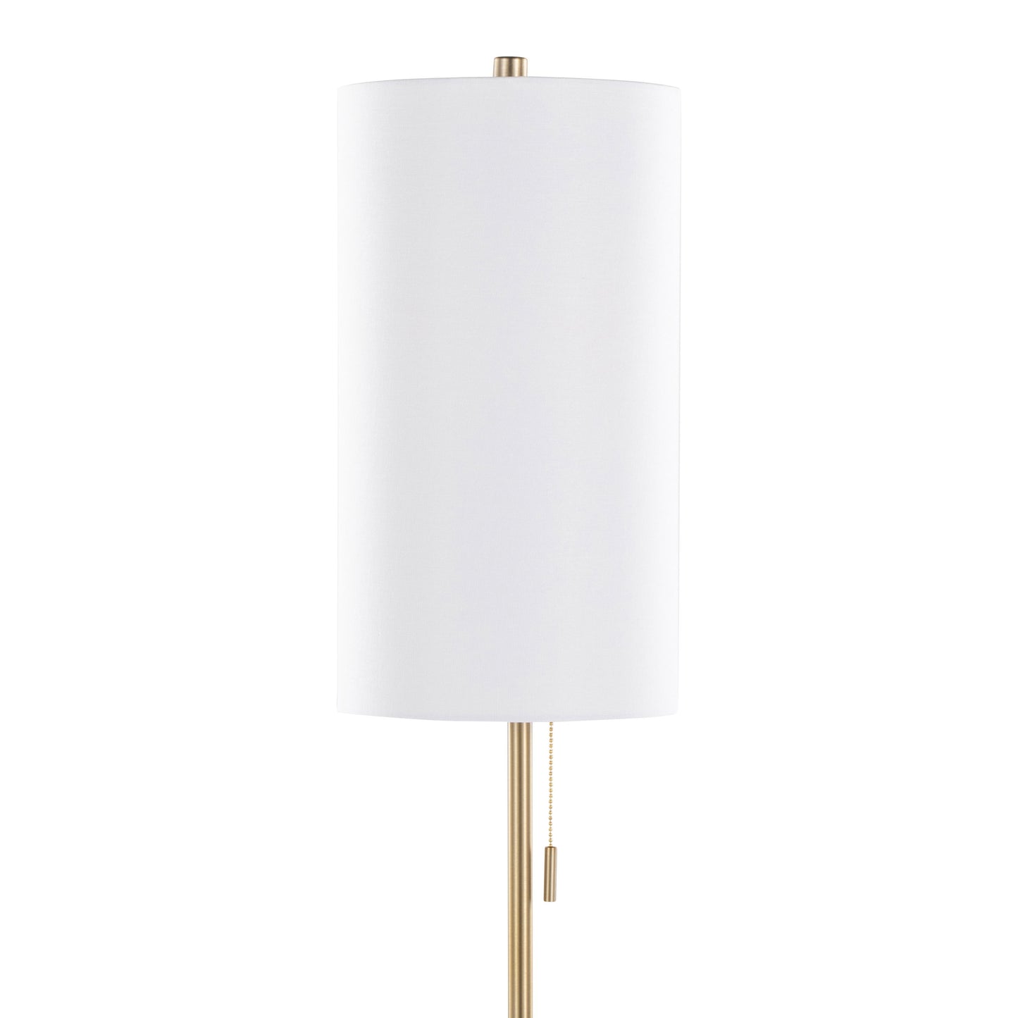 Bounty - Contemporary Metal Floor Lamp - White